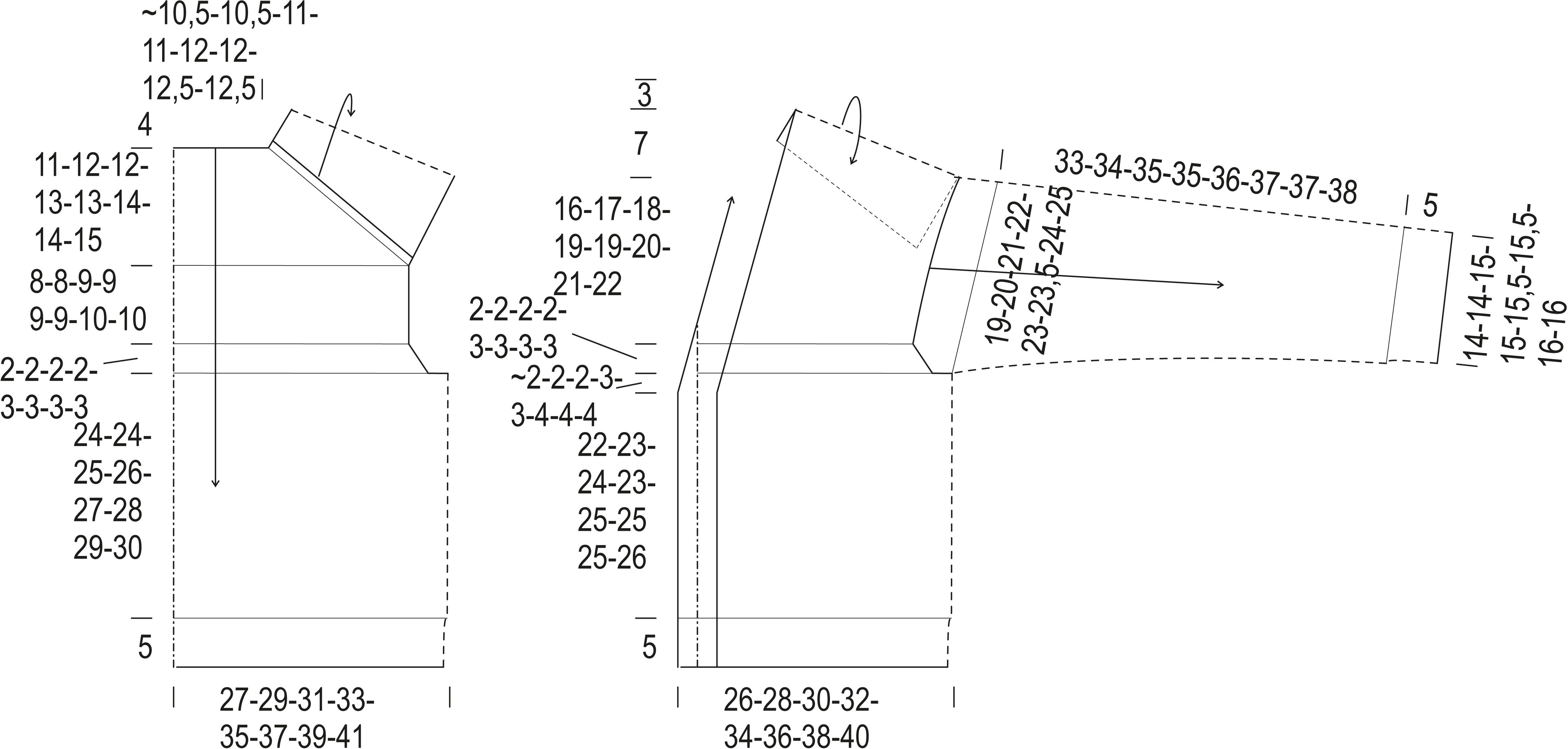 Lepo-neuletakki Instruction 1