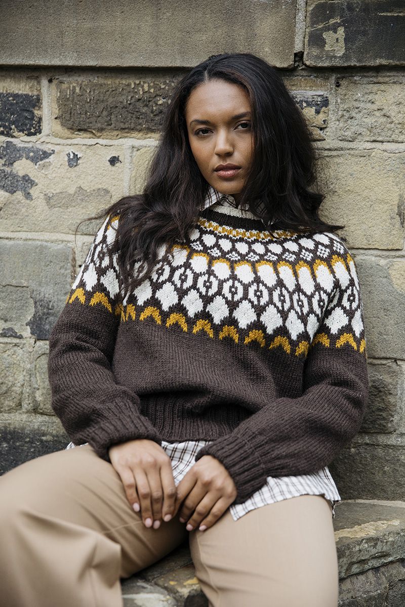 Novita Arctic Wool: Getter -kaarrokeneule