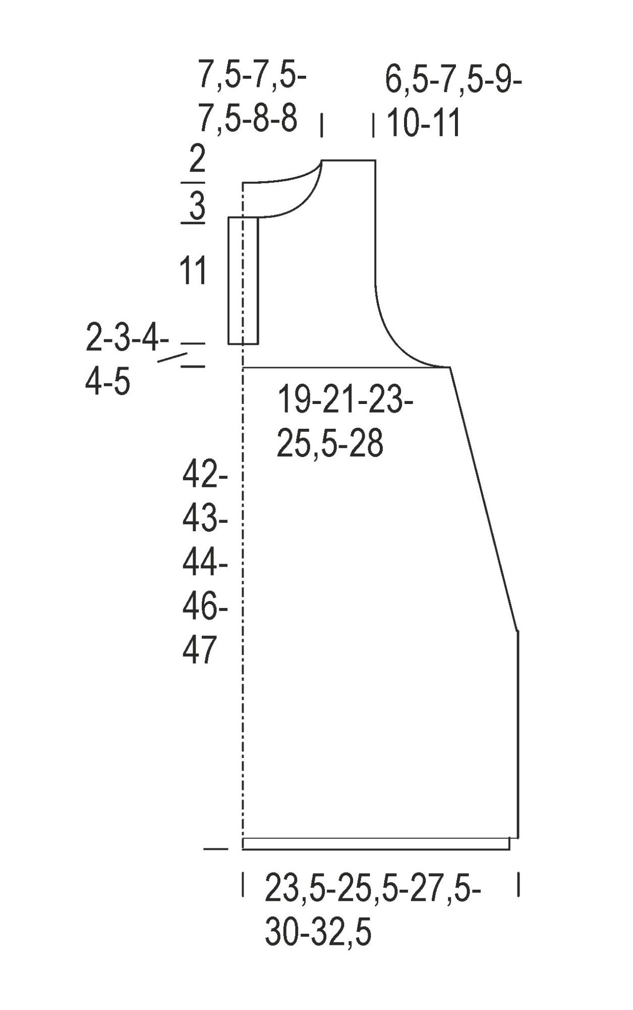 Stickad topp för damer Novita Kotiväki Huvila och Instruction 3