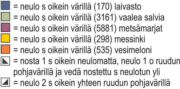 Elonkirjo-sukat Instruction 3