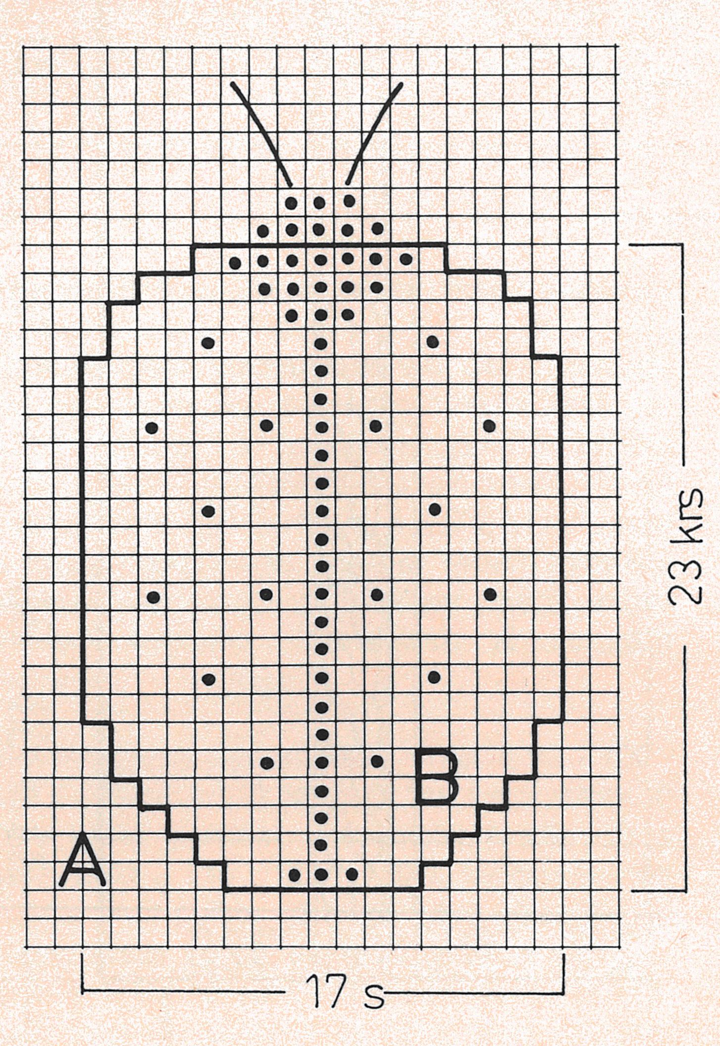 Arkistomalli: Leppäkerttupusero 1990-luvulta Instruction 2