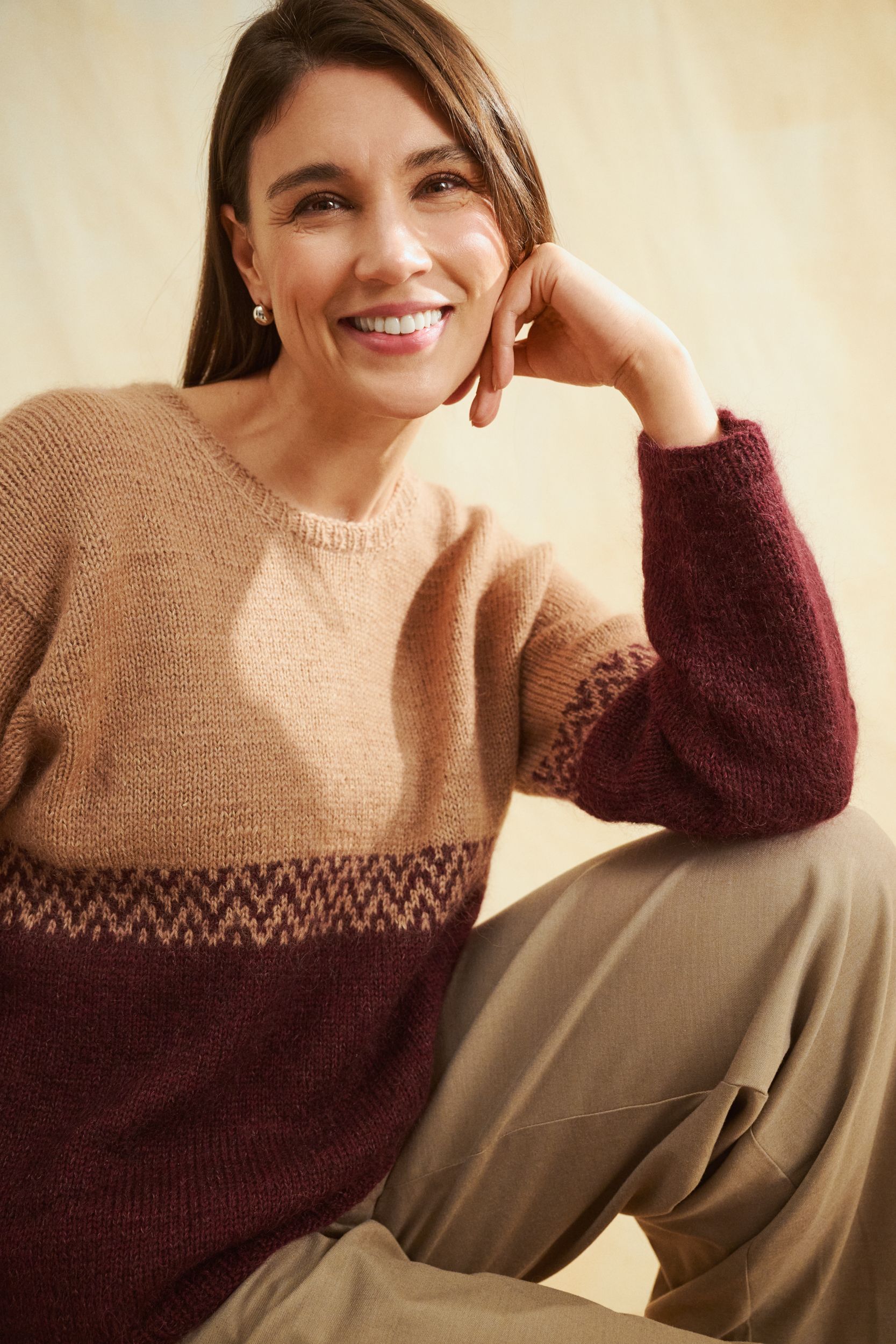 Novita x Laine 4ply & Edith: Nuance-kirjoneulepusero