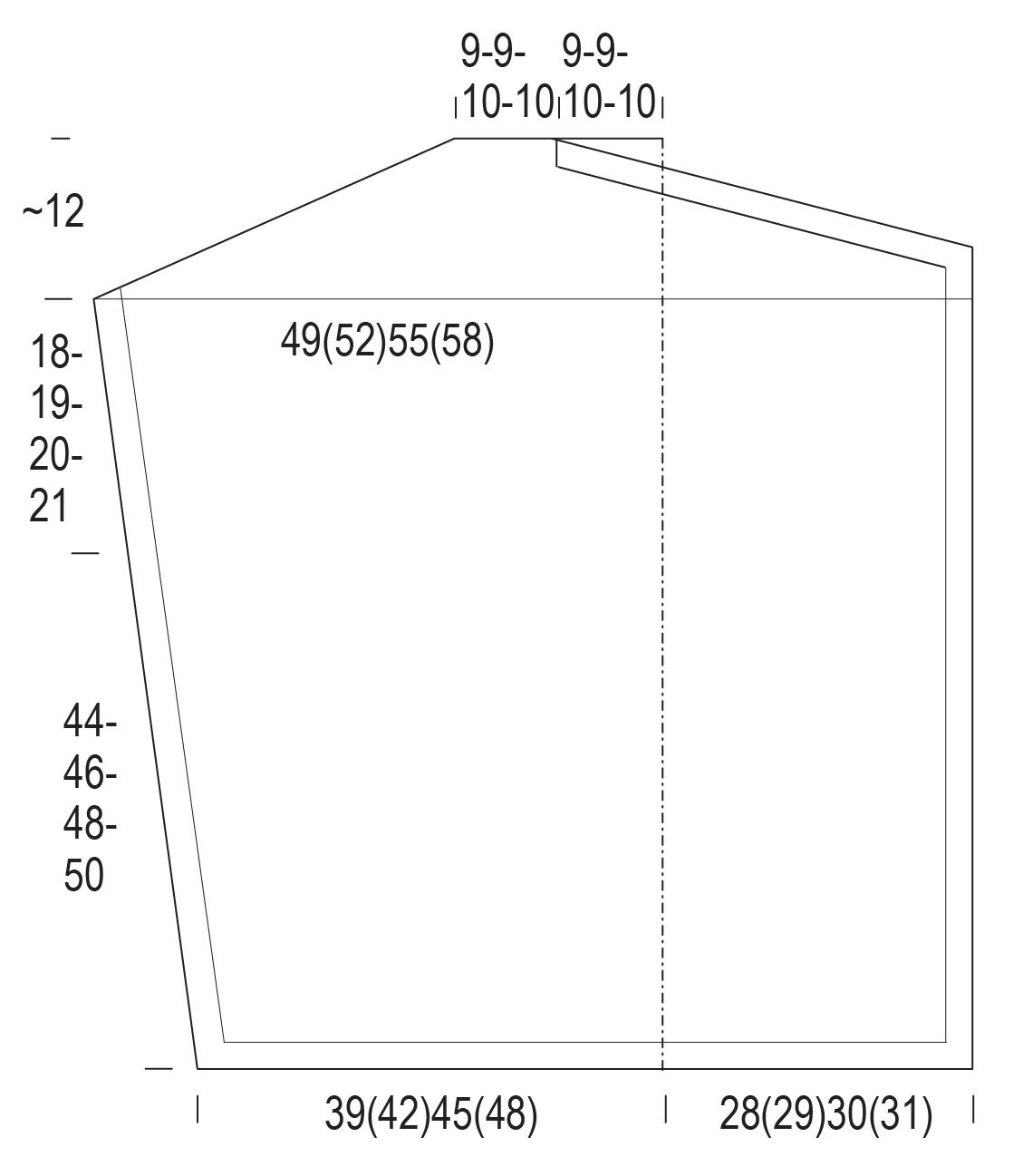 Novita 7 Veljestä: Marja cardigan Instruction 1