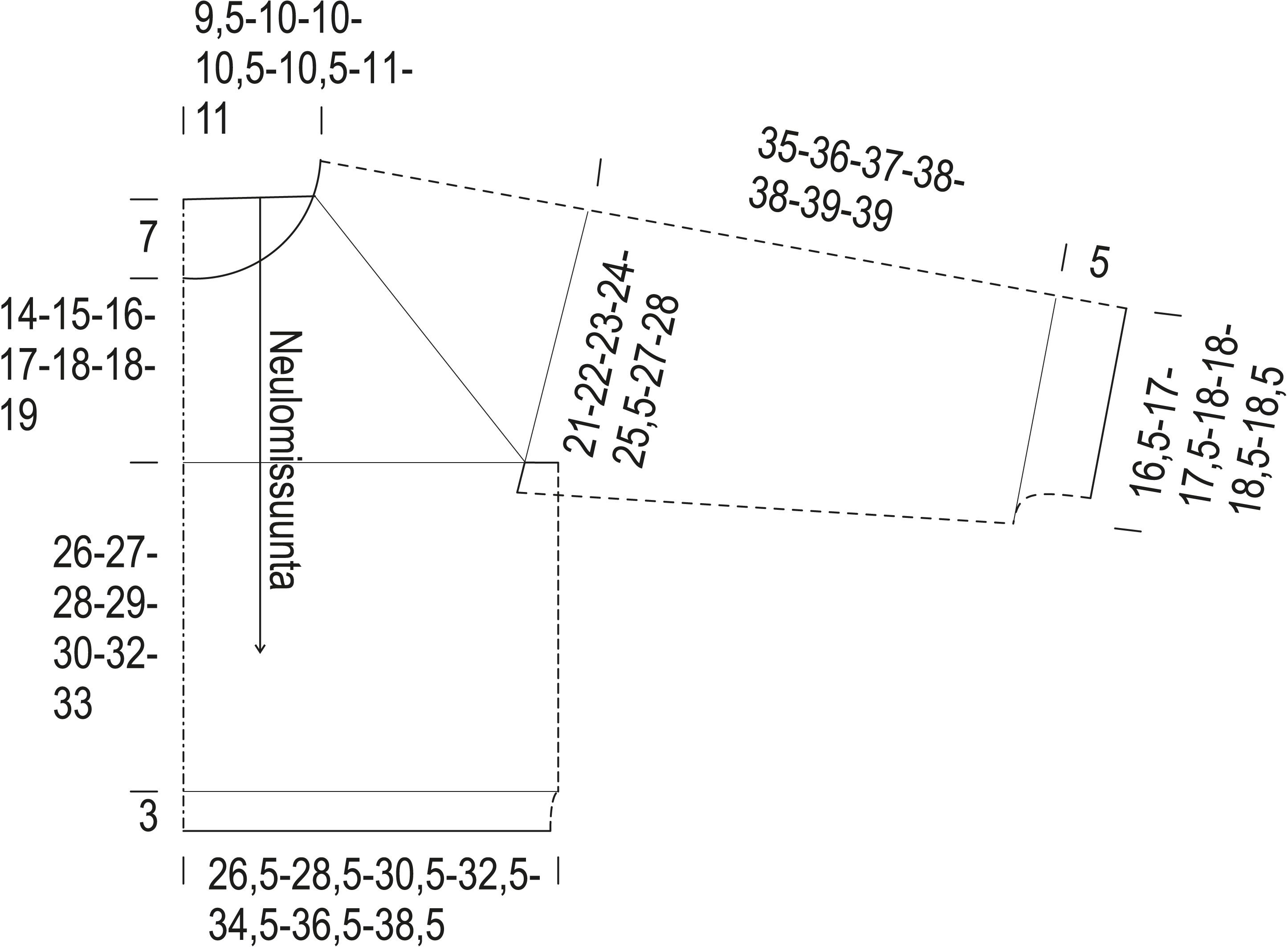 Rauha-neulepusero Instruction 1