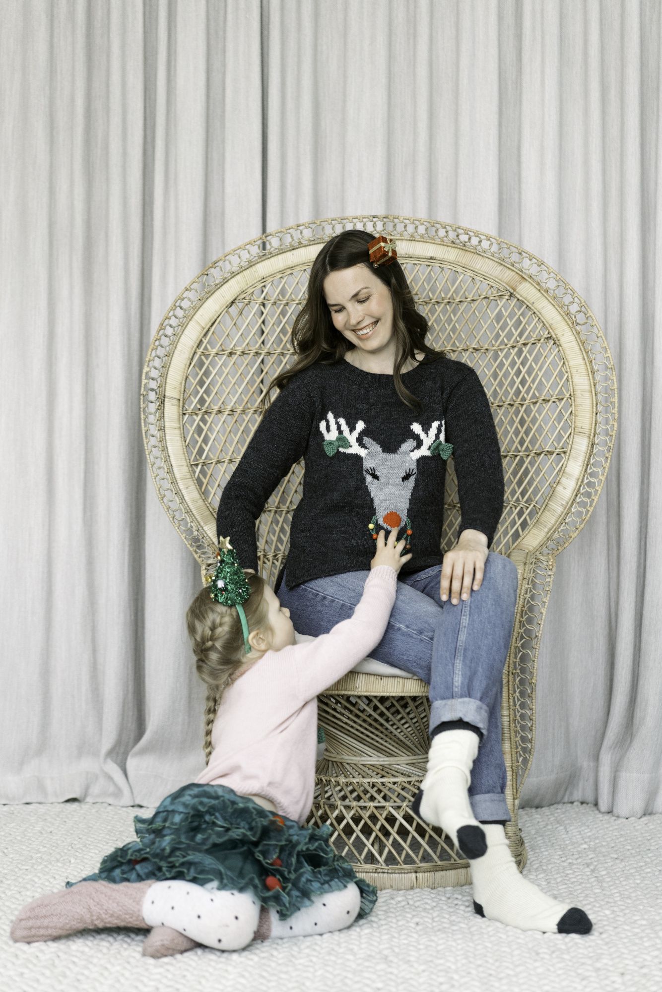 Women's Reindeer sweater Novita Nalle Example 2