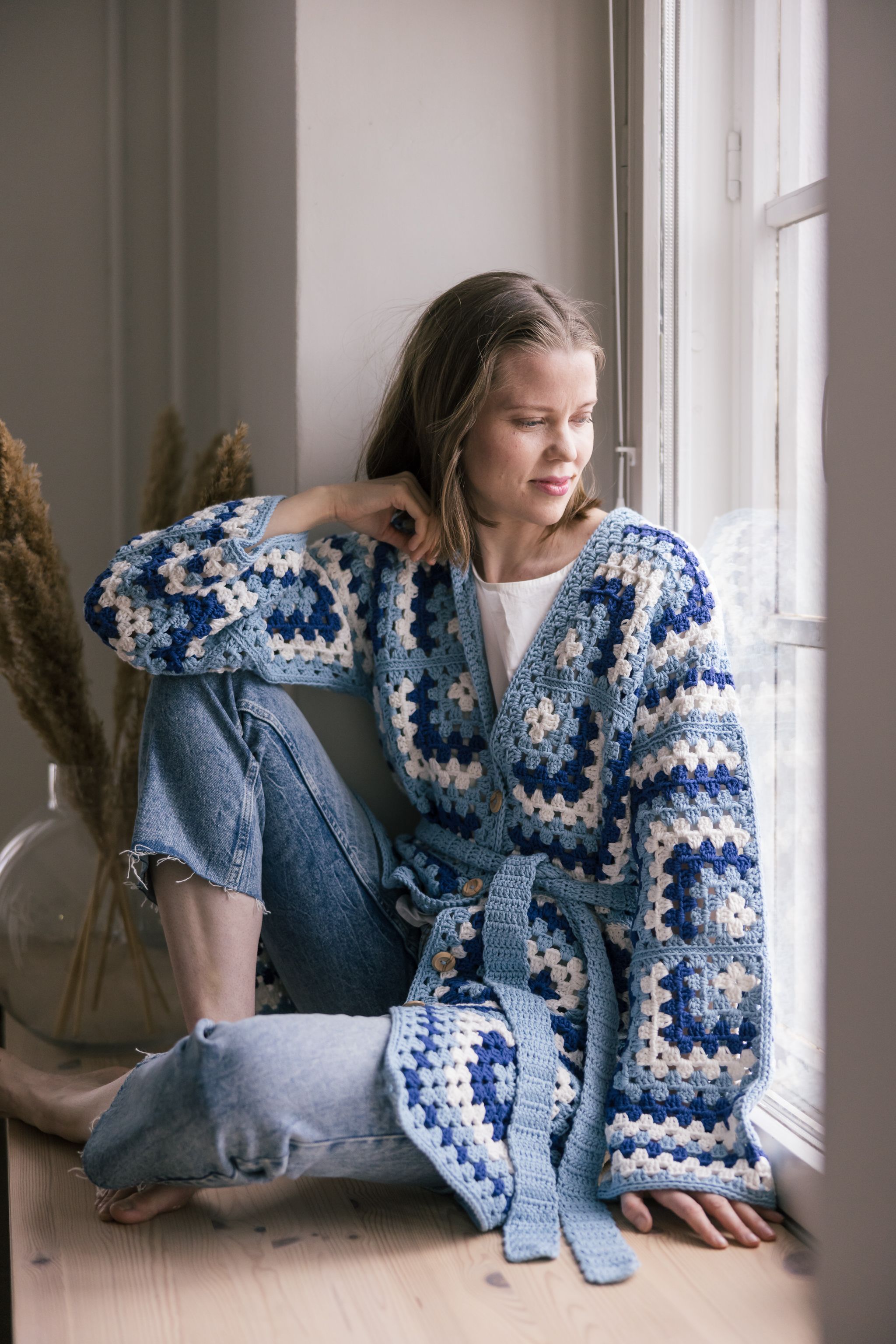 Novita Icelandic Wool: Kiuru colourwork sweater