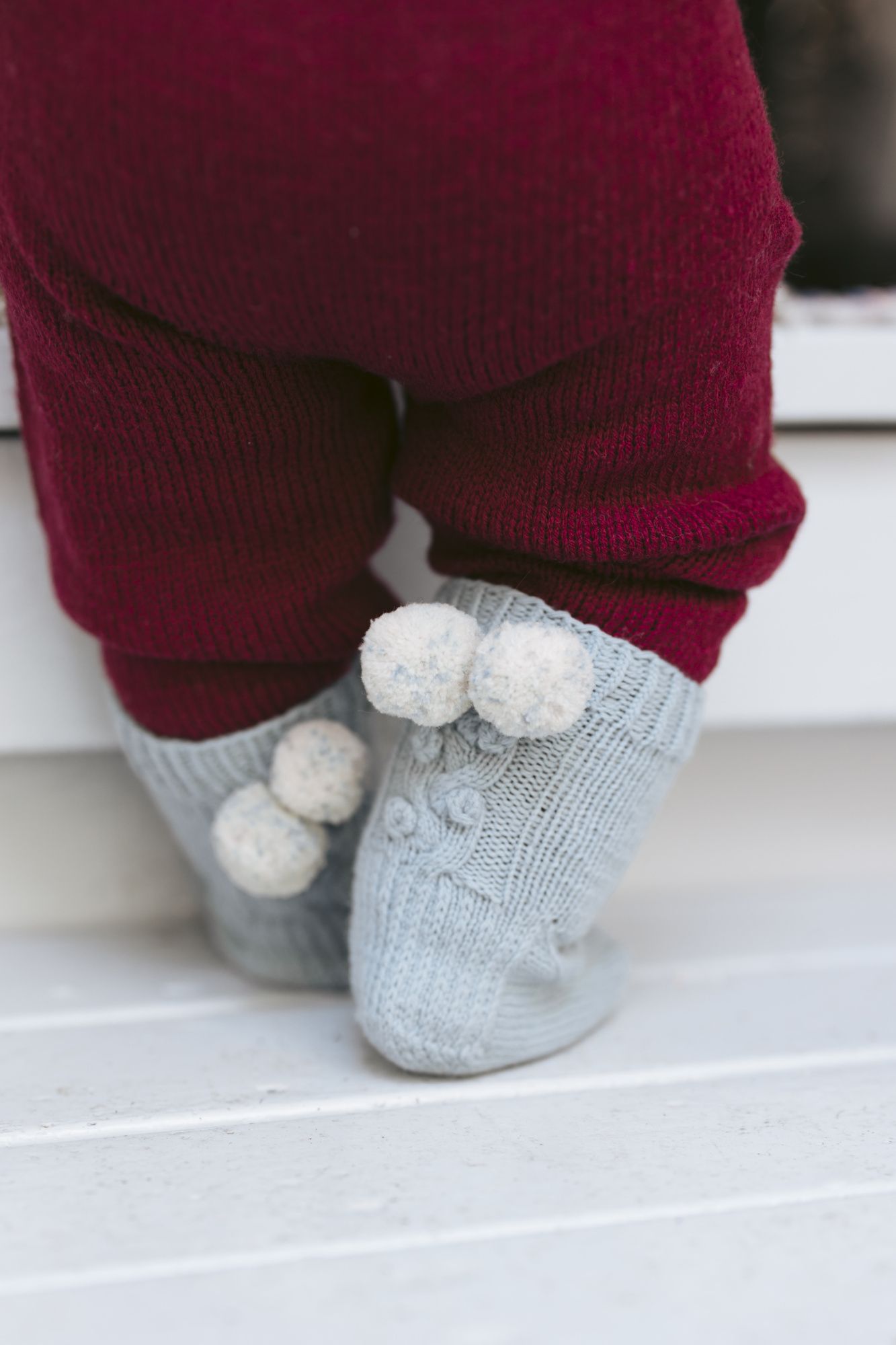 Snowberry socks for babies Novita Baby Merino and Baby Merino Dream Example 1