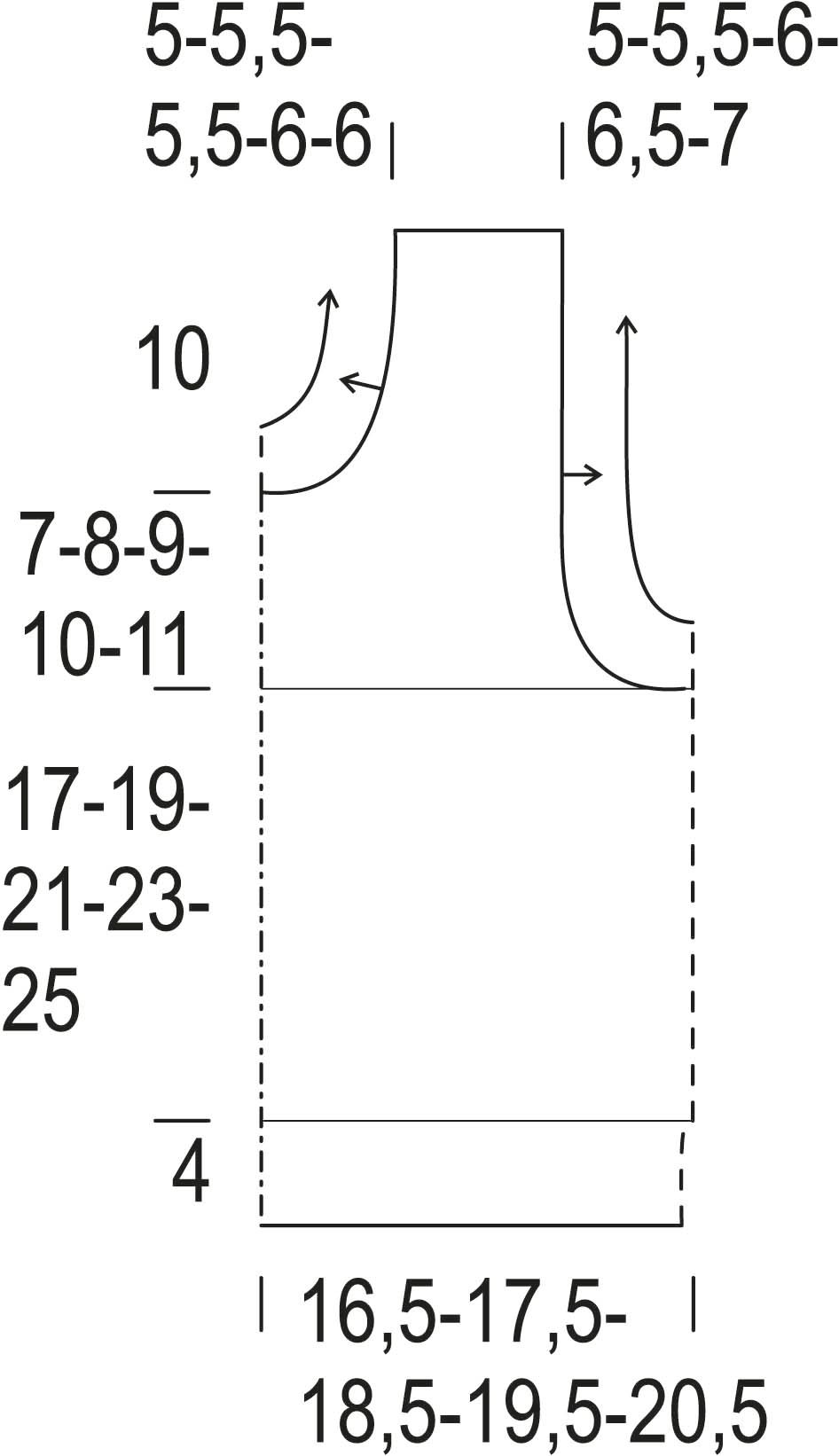 Heimo-neuleliivi Instruction 1