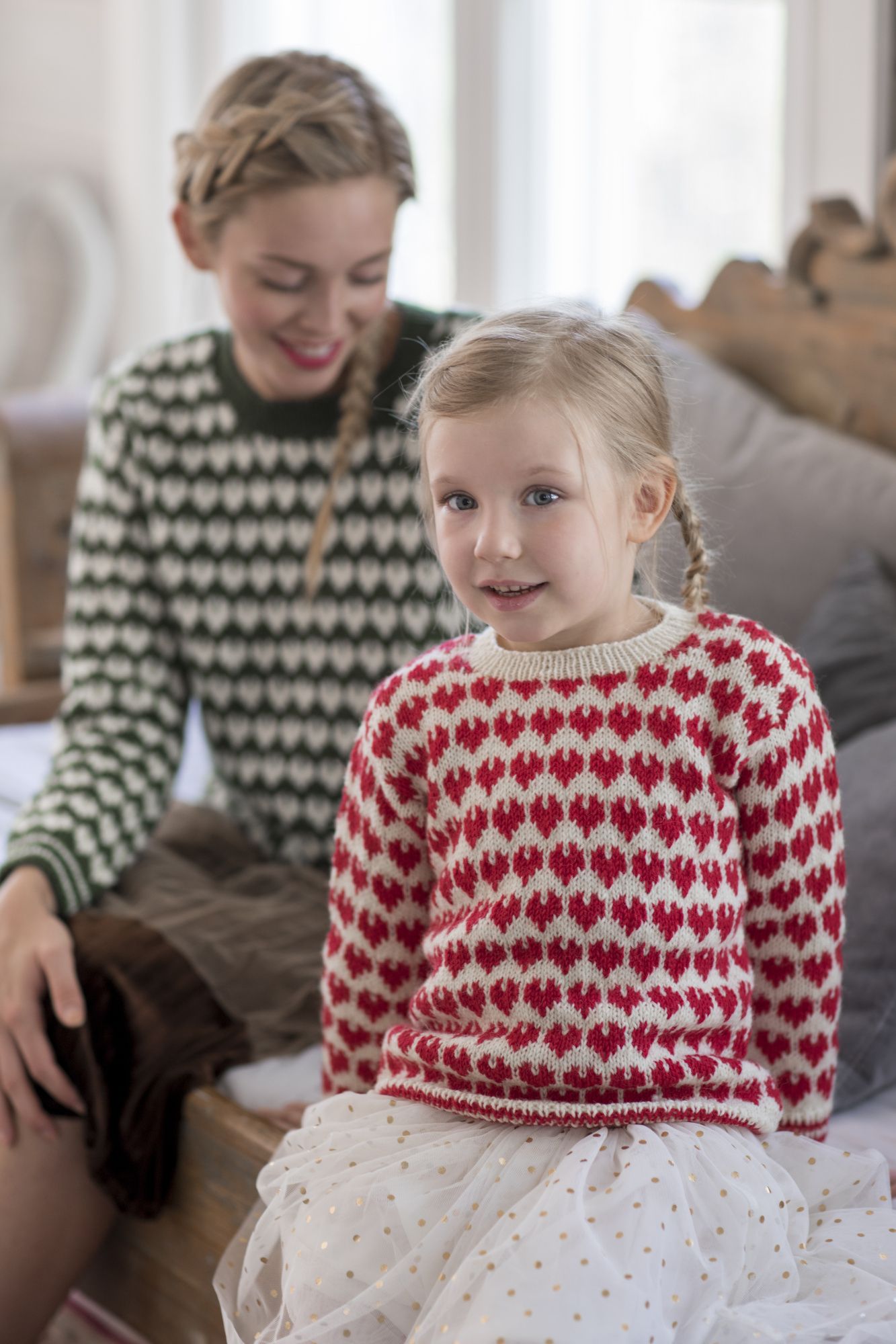 Children's colourwork sweater Novita Nalle Example 2