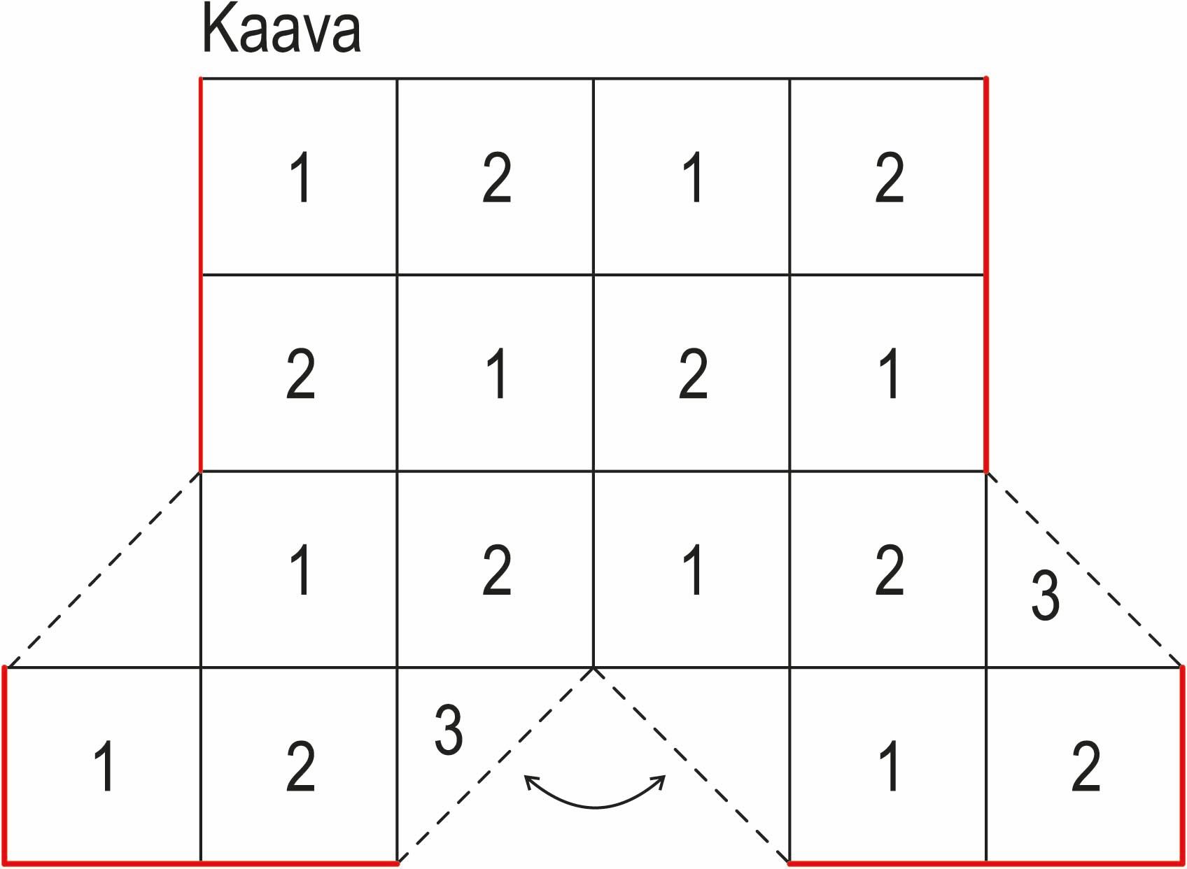 Jouluaitta- virkattu joulusukka Instruction 3