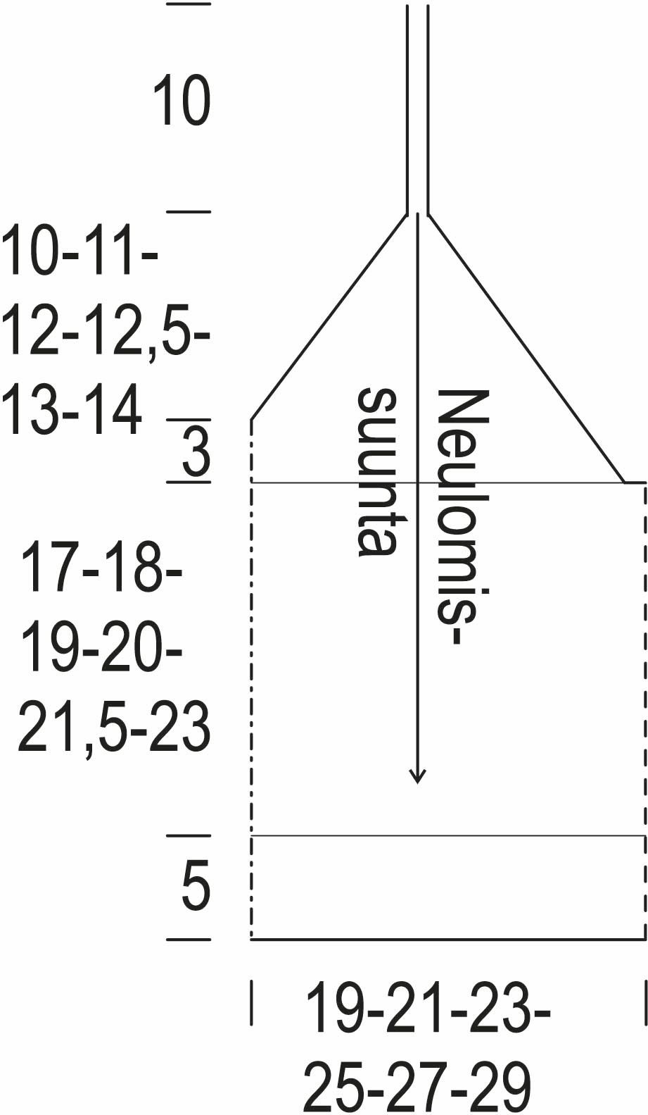 Eternité-neuletoppi Instruction 1