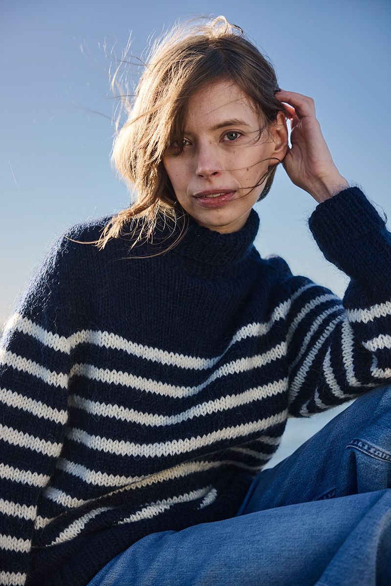 Novita Essentials: Caspian Sweater​ Striped