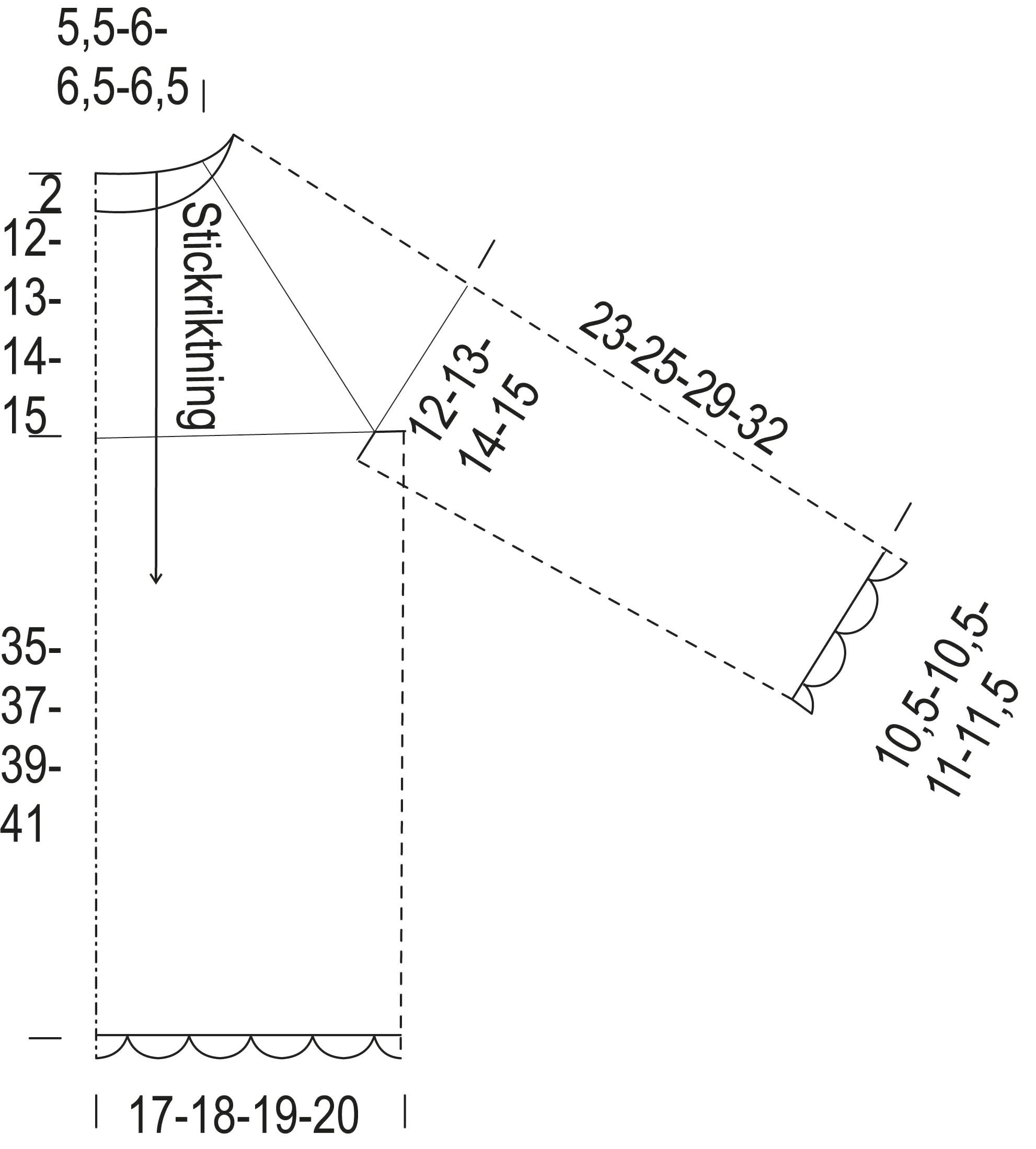 Längtan – klänningen Instruction 1