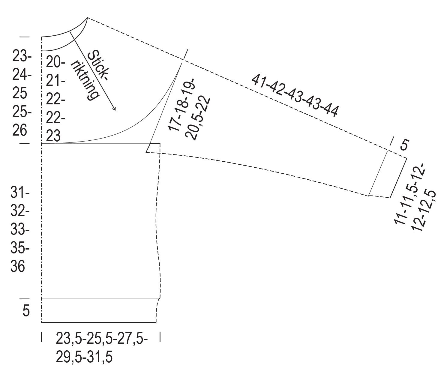 Tistel - tröjan Instruction 4