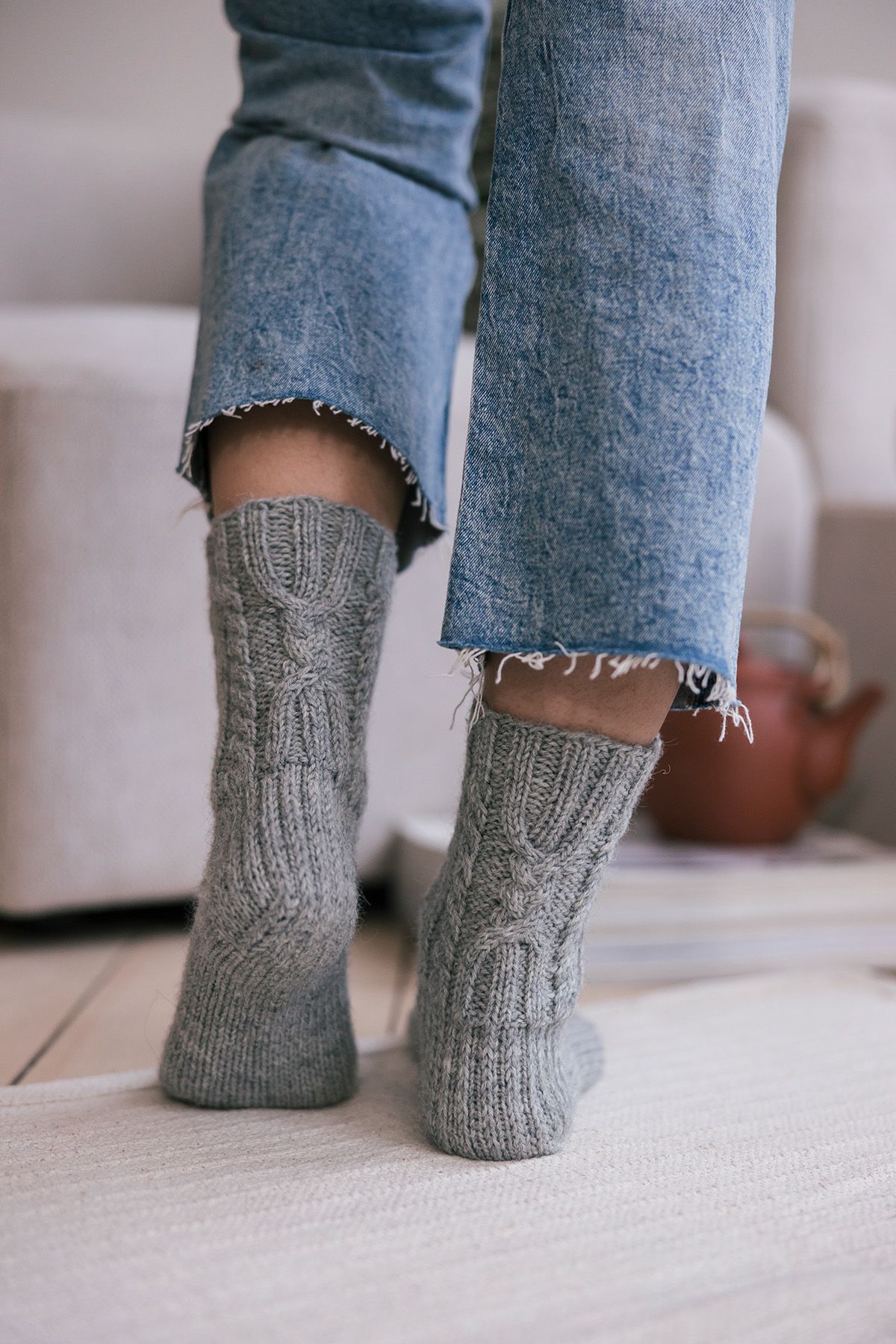 Elämän virta -nilkkasukat Example 3