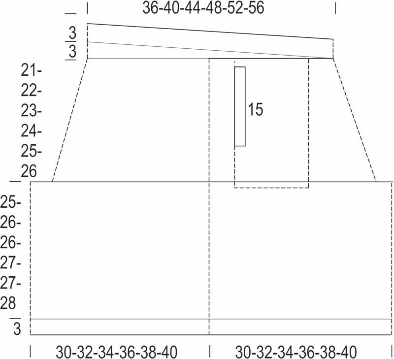 Koodi-neuleshortsit Instruction 1