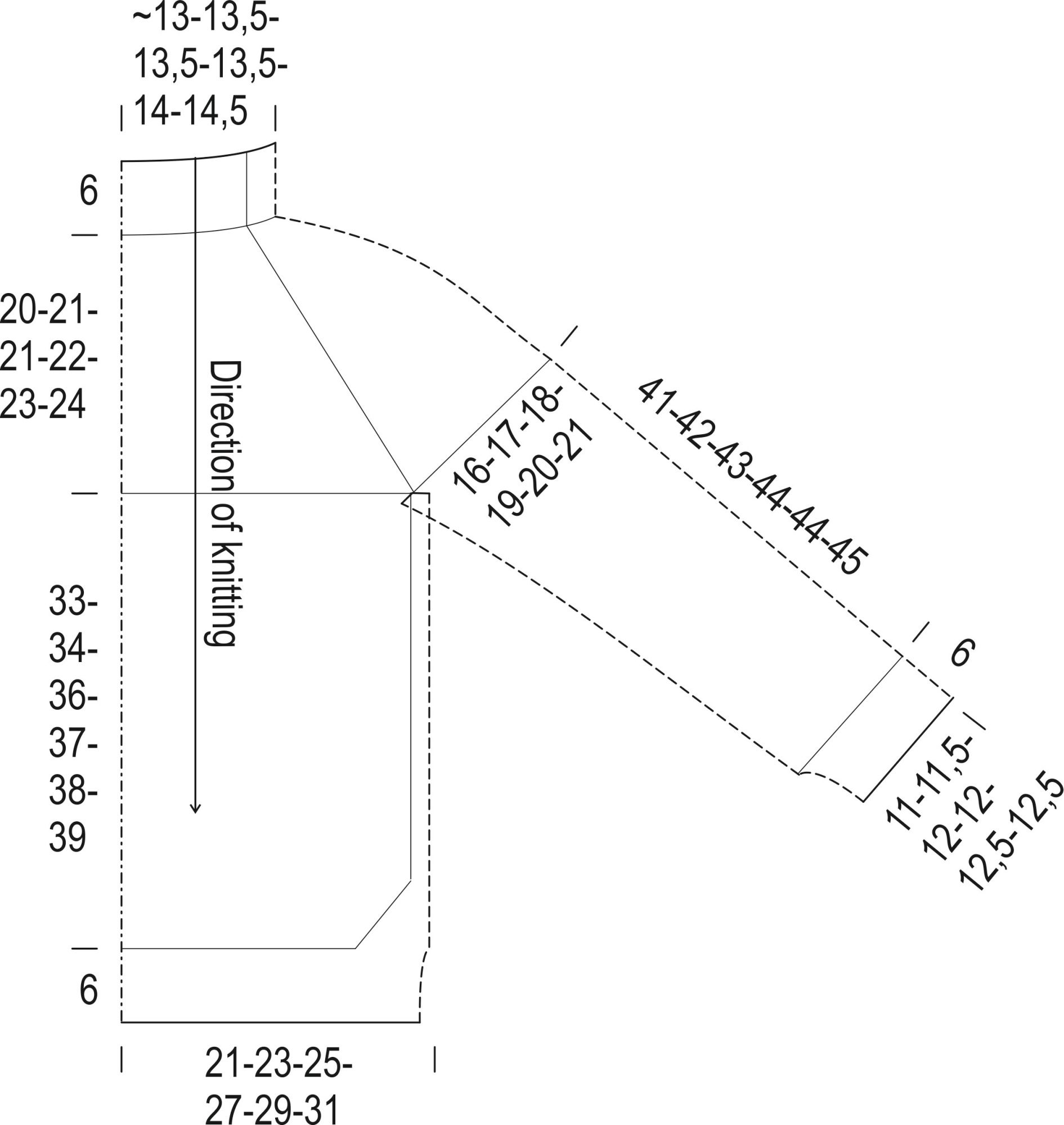 Women's knitted sweater Novita Nalle Instruction 5