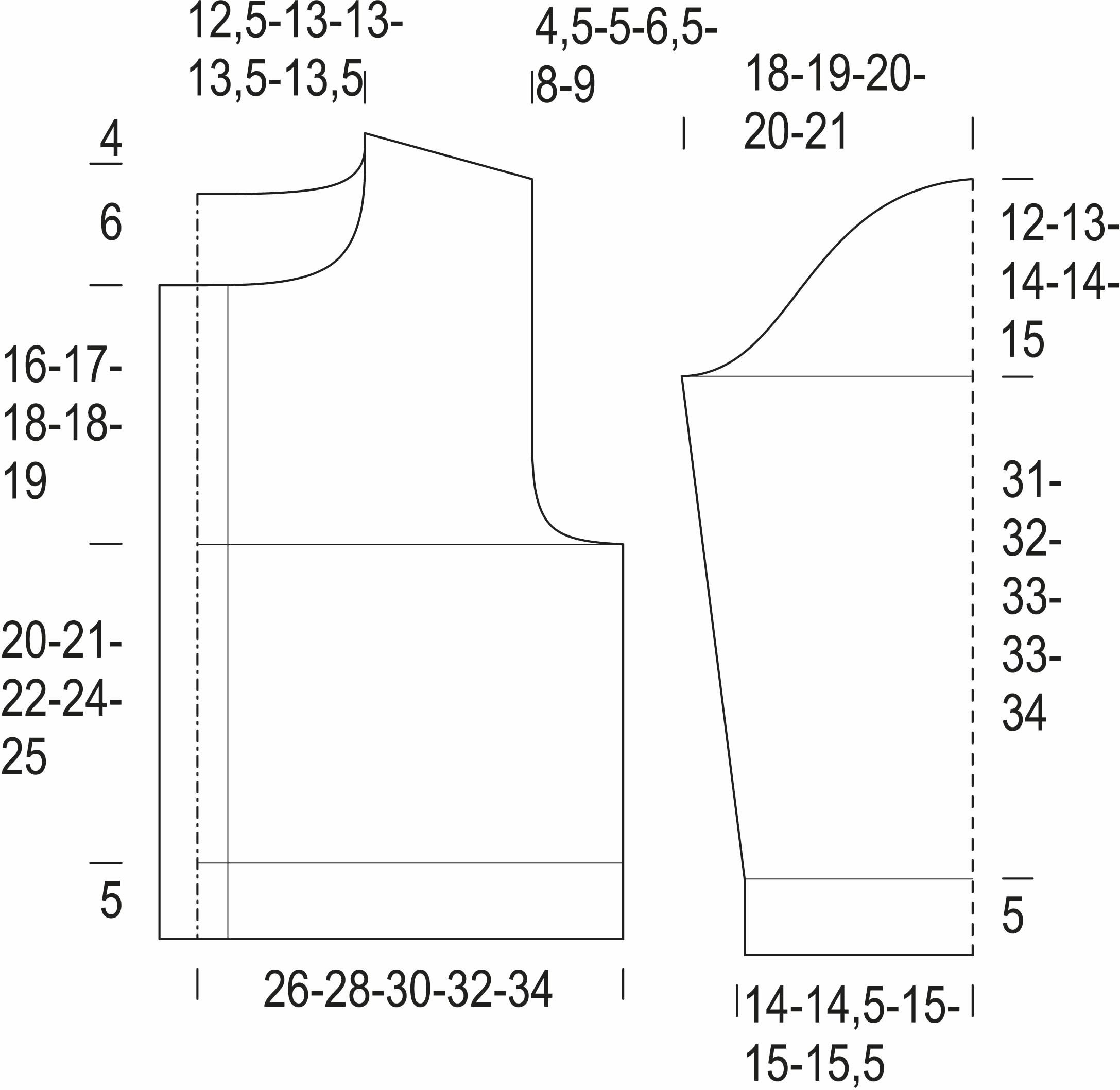 Stora Enskär – koftan Instruction 1