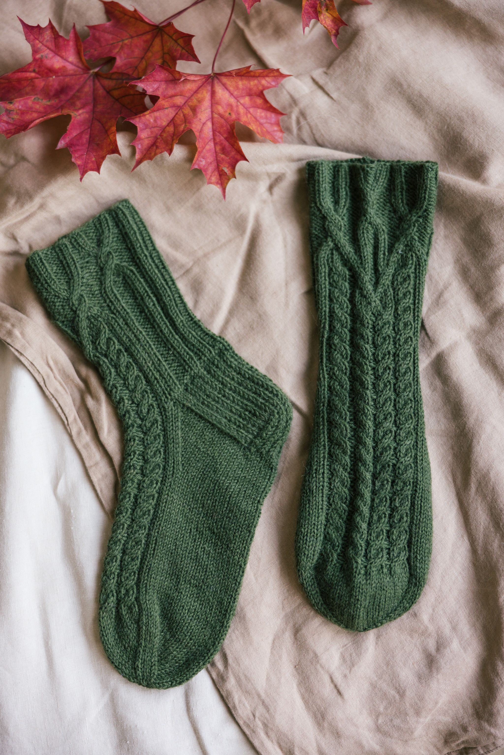 Socktober: Forest Trail socks Novita Nalle Example 1