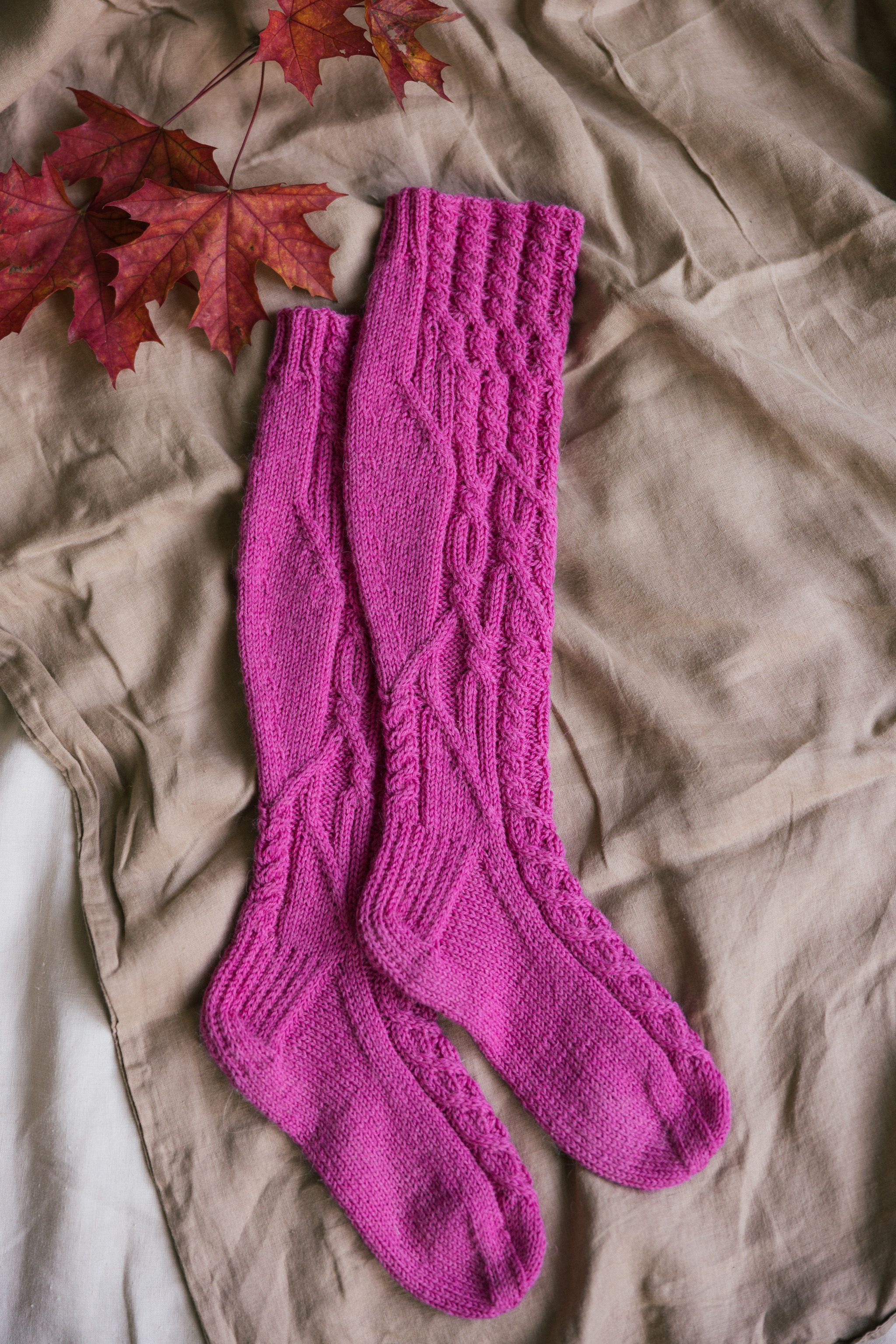 Socktober: Wildflower Trail socks Novita Nalle Example 2