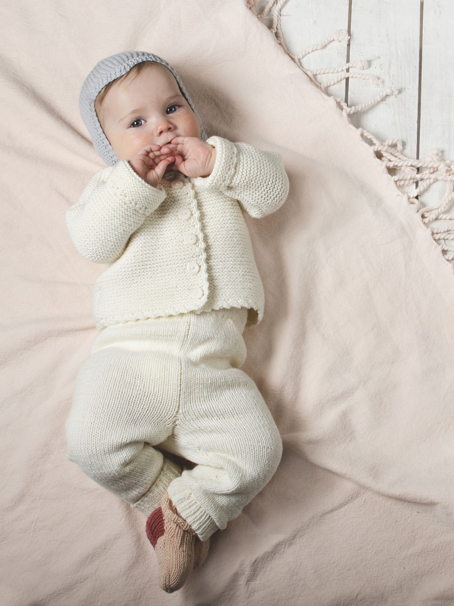 Vauvan neulehousut Novita Wool Cotton Example 1