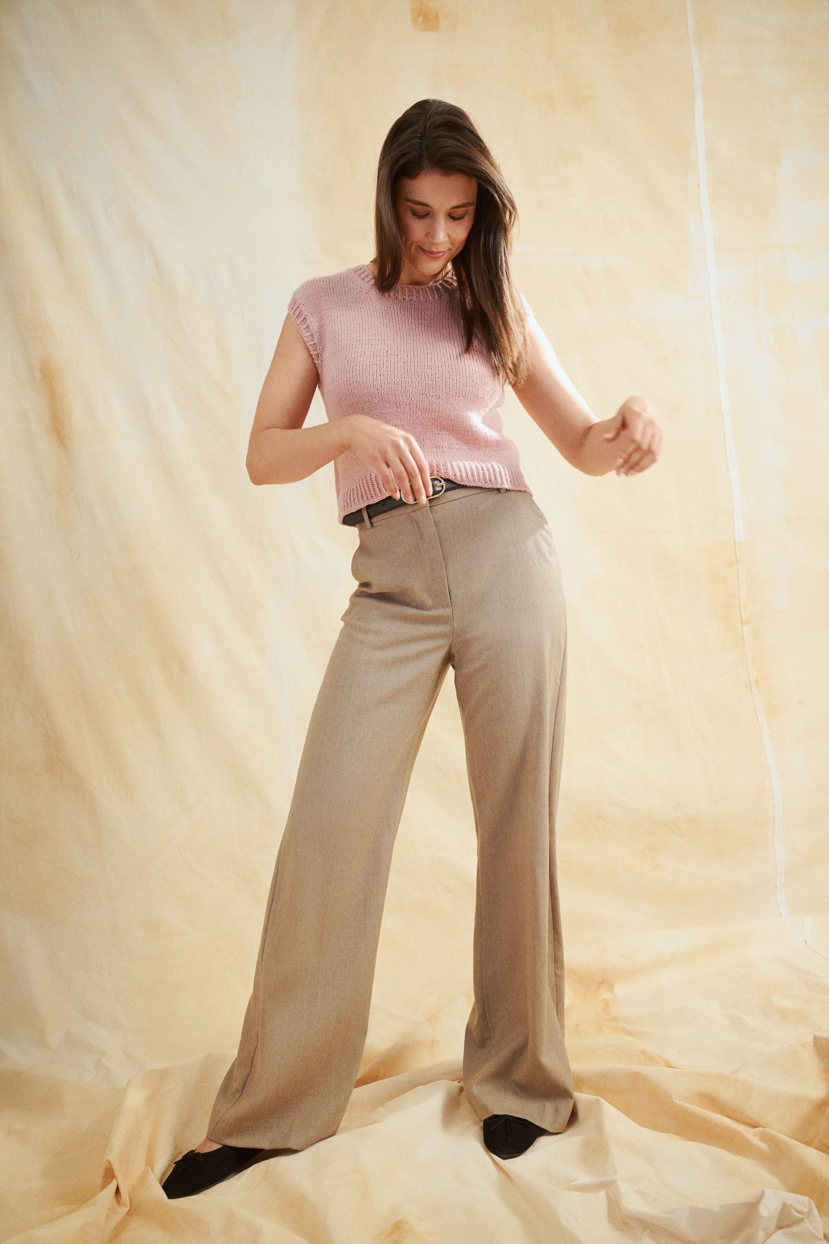 Novita x Laine DK: Calme vest Example 3