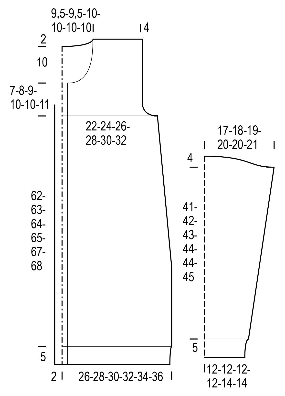 Naisen palmikkoneuletakki Novita Nordic Wool (Syksy 2018) Instruction 1