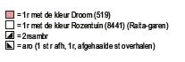 Een fluistering uit de rozentuin-sokken Instruction 3