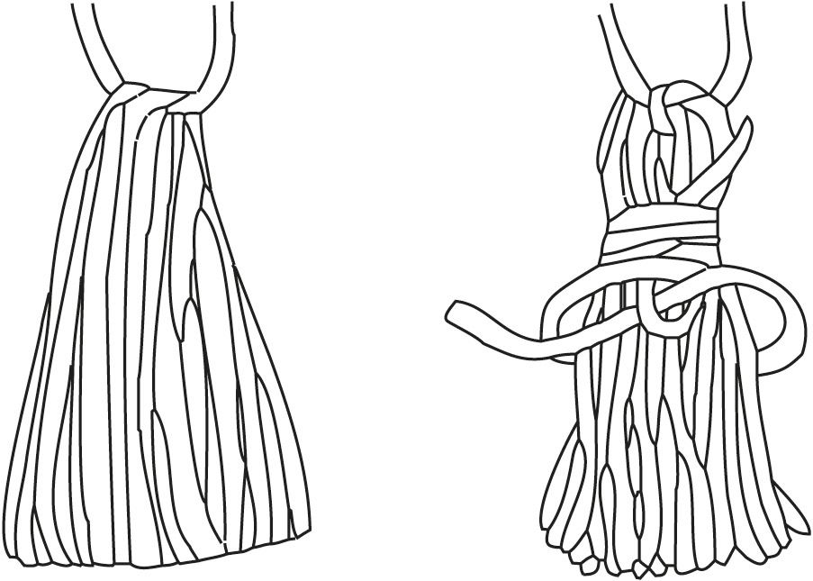 Tassels for towels Novita Cotton Soft Instruction 3