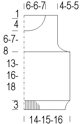 Vauvan pusero, haalarit ja slipoveri Instruction 4