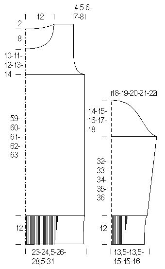 Naisen pitsimekko Instruction 1