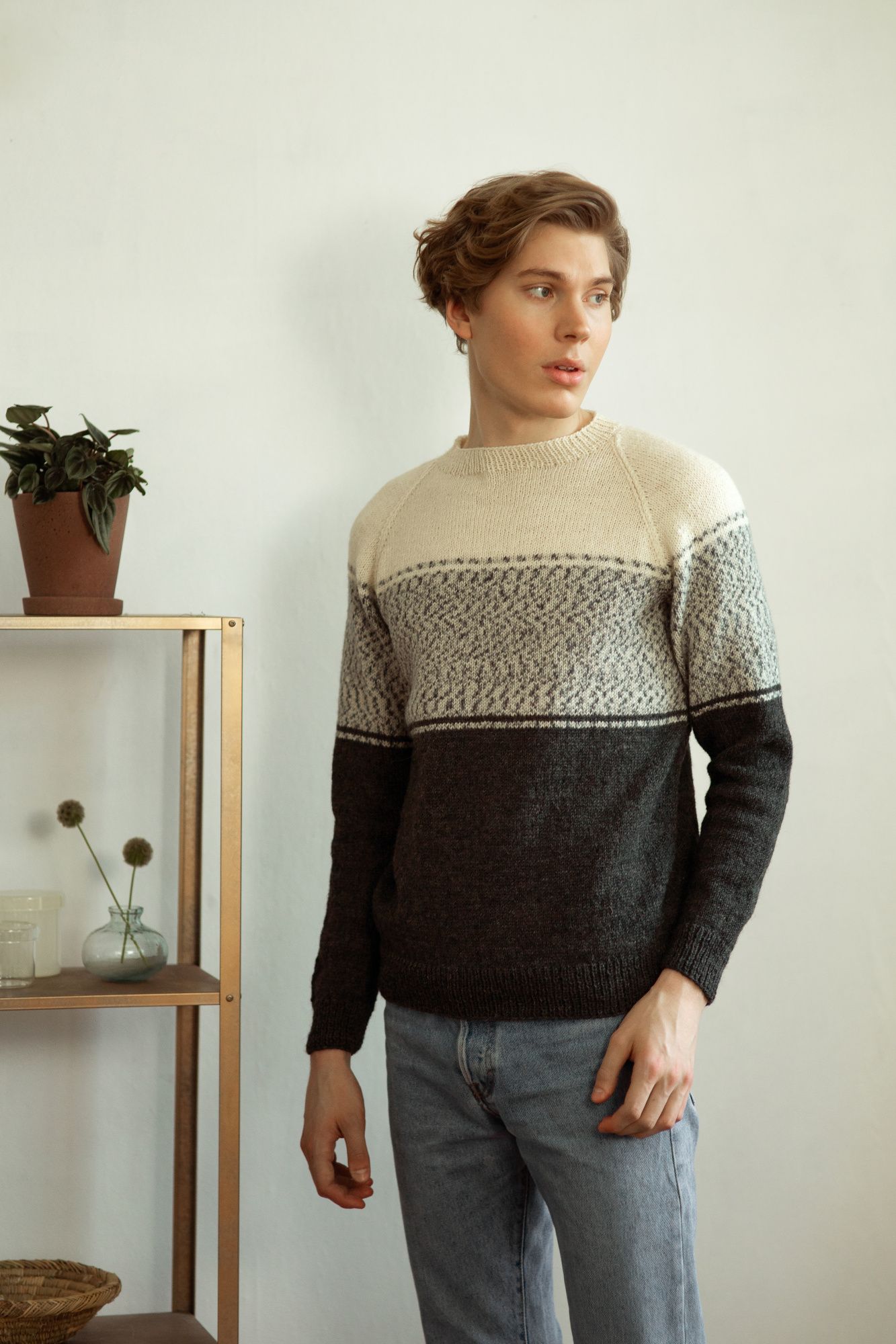 Men’s raglan sweater Novita Nalle & Nalle Pelto Example 2