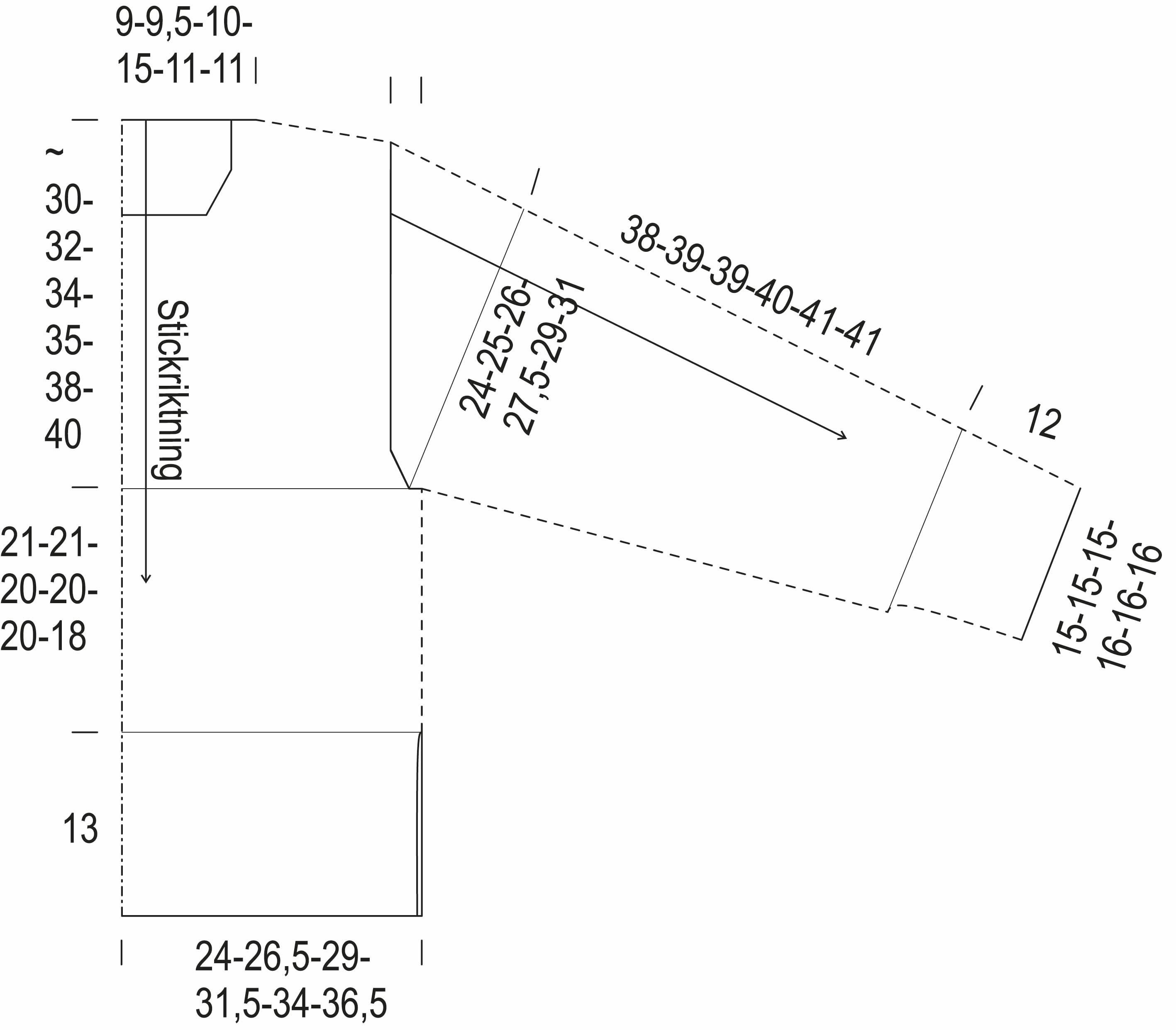 Valle – tröjan Instruction 1