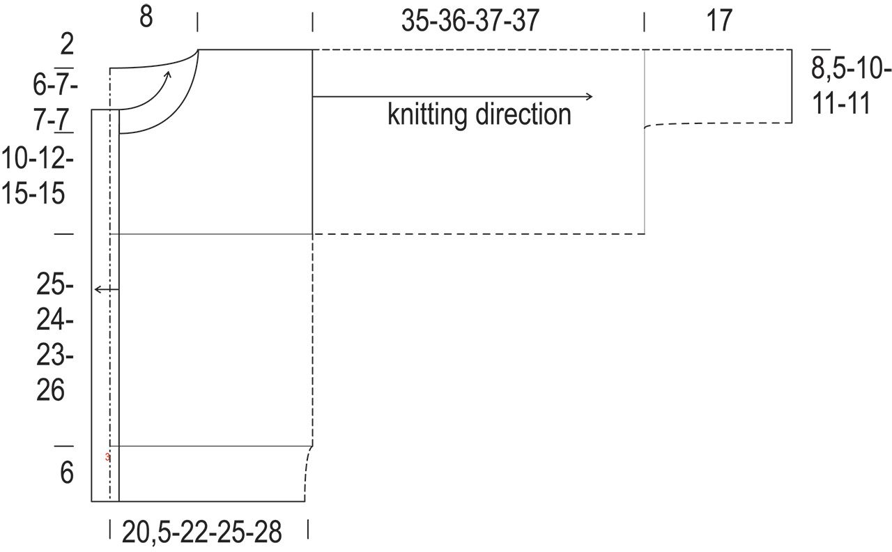 Novita Nalle: Kielo Knitted Cardigan Instruction 3