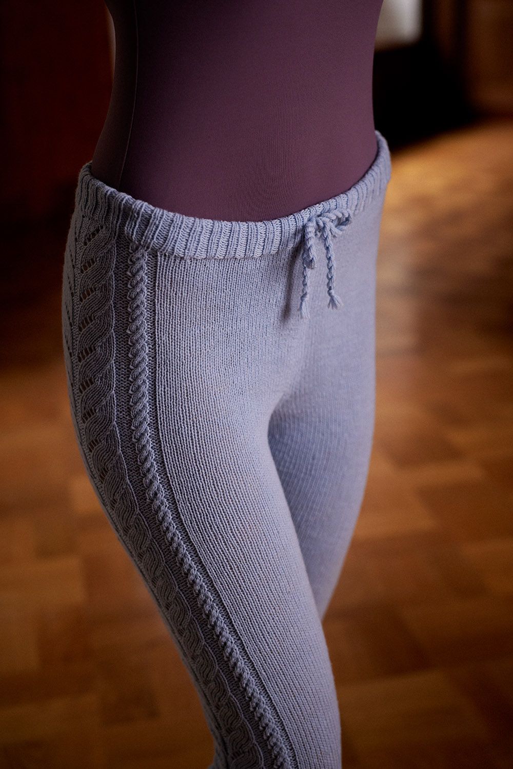 Women's Cable Knit Leggings 