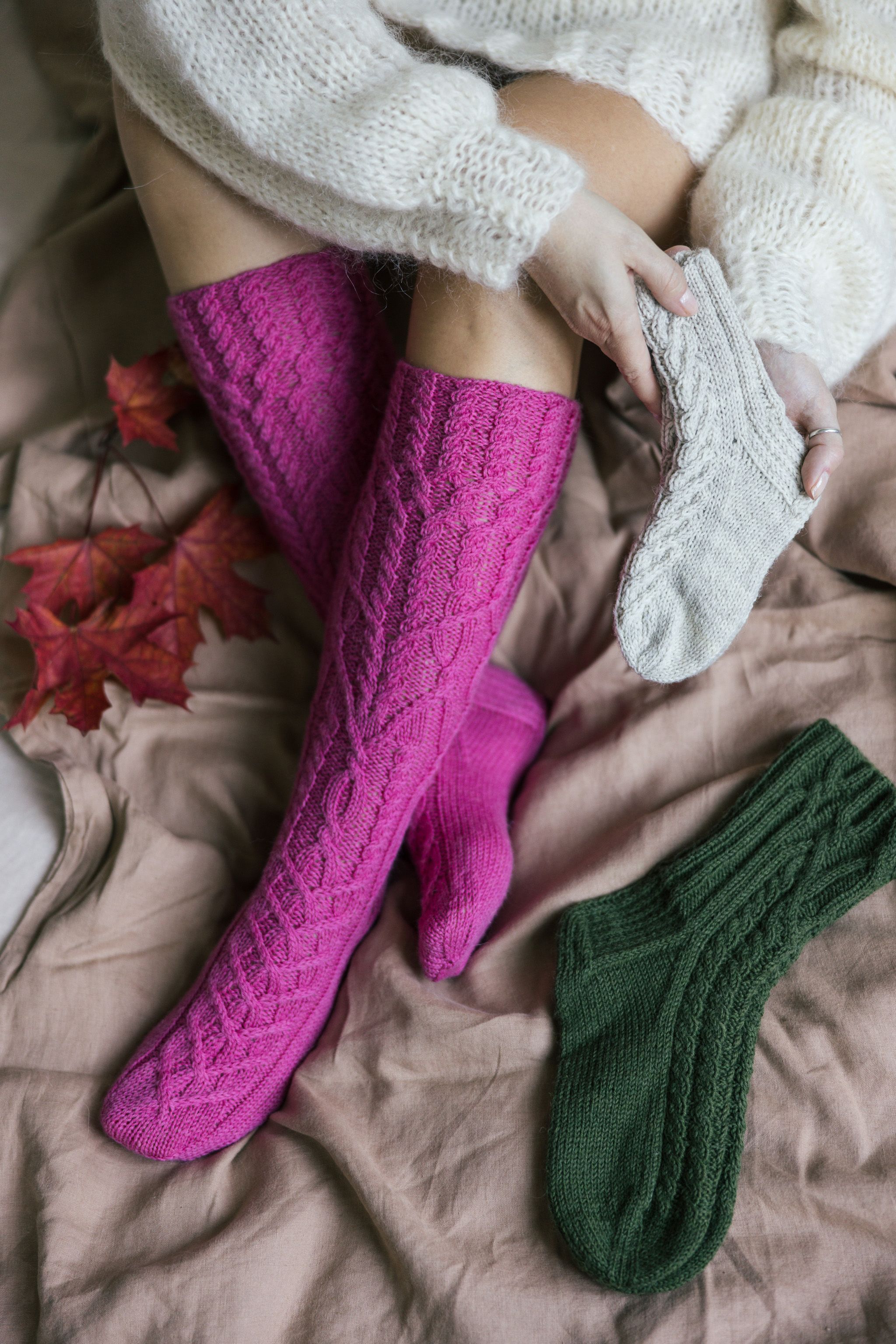 Socktober: Wildflower Trail socks Novita Nalle Example 3