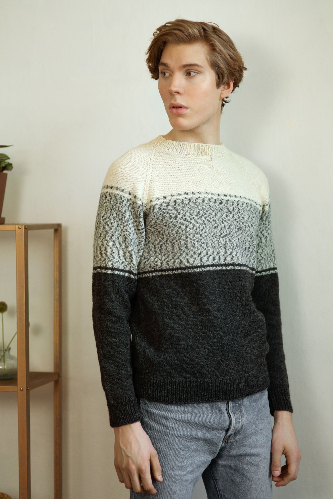 Men’s raglan sweater Novita Nalle & Nalle Pelto Example 1