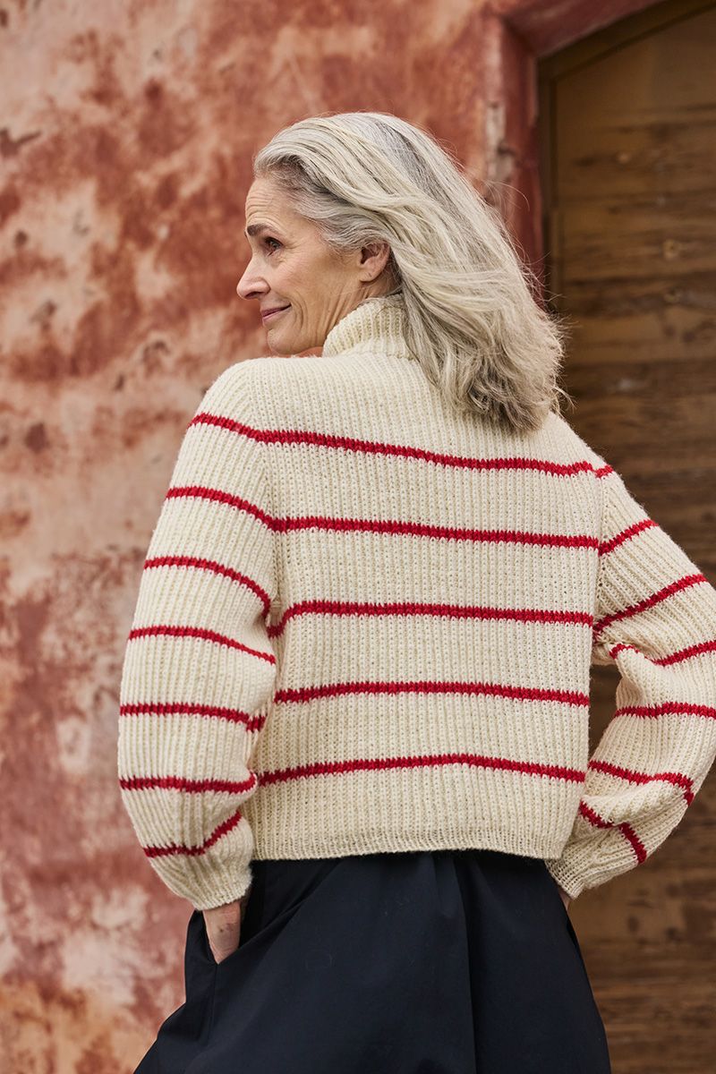 Novita Essentials: ​Skipper Striped Sweater Example 2