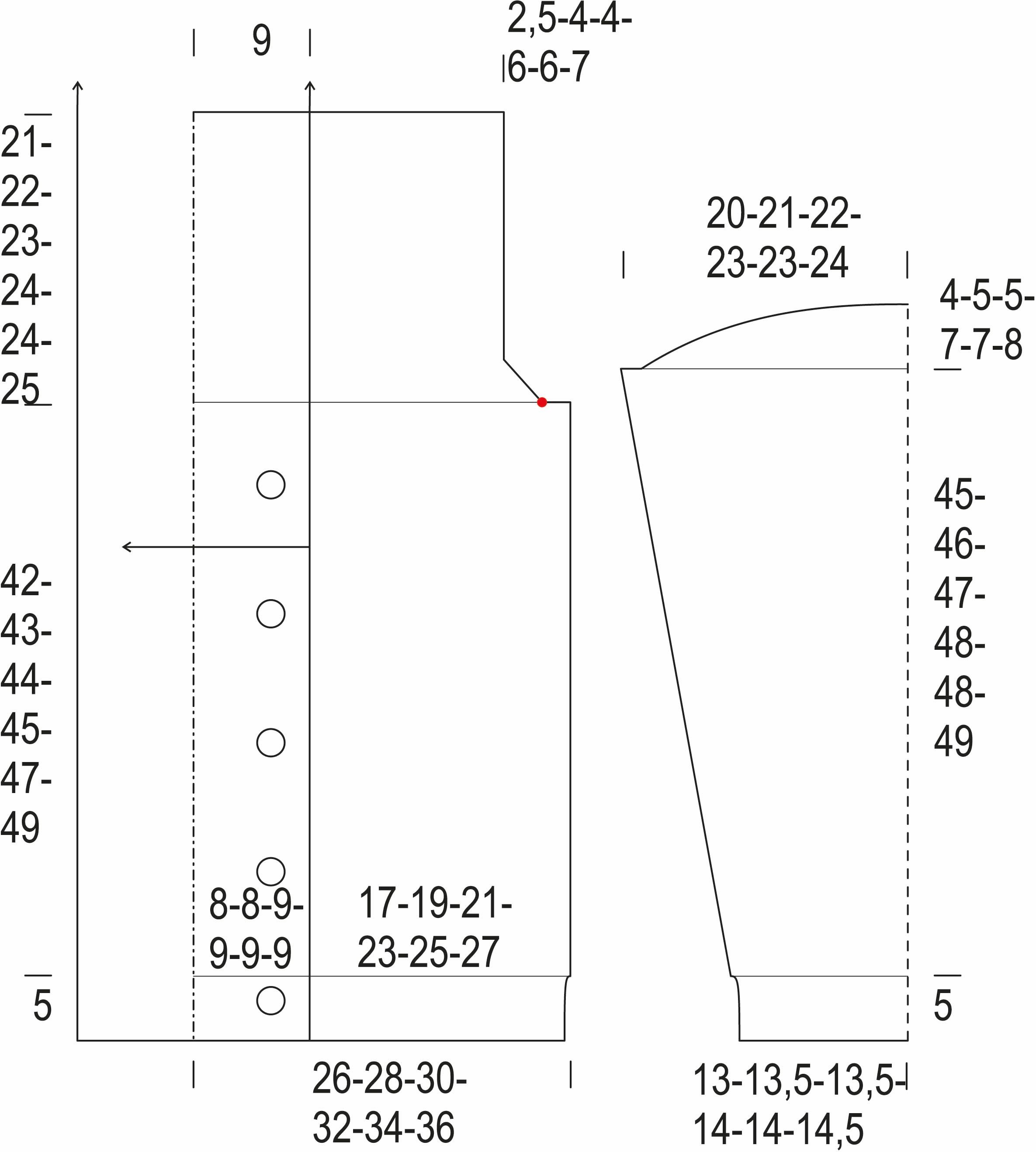 Löfte – koftan Instruction 1