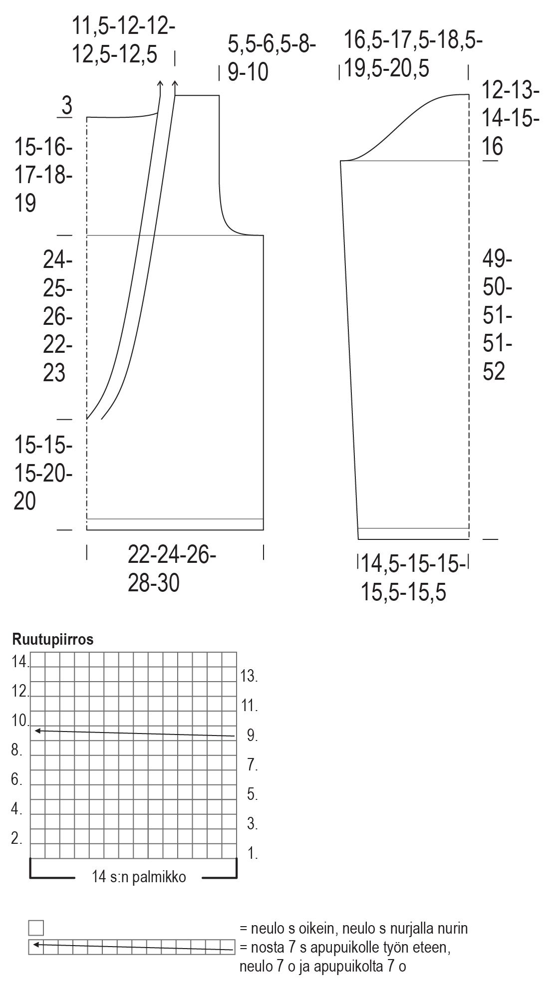 Gigi – tröjan Instruction 1