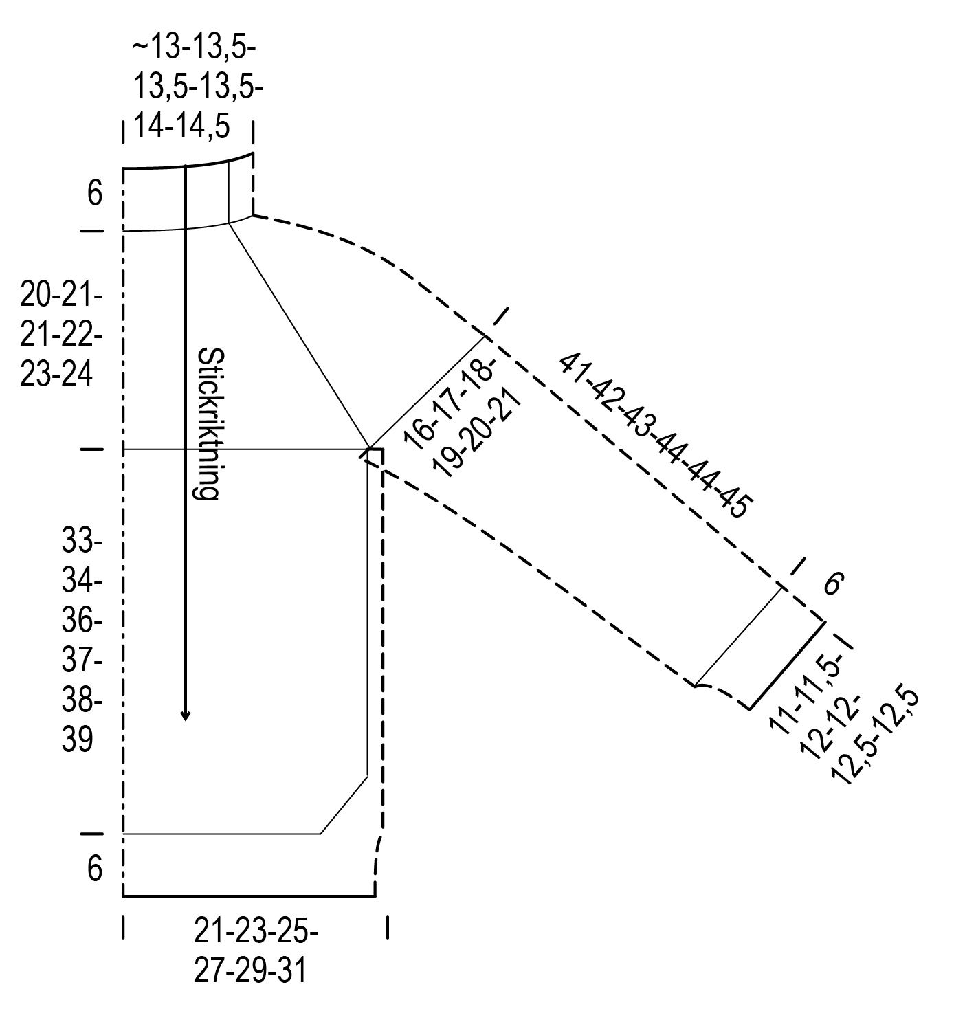 Stickad damtröja Novita Nalle (Höst 2018) Instruction 3