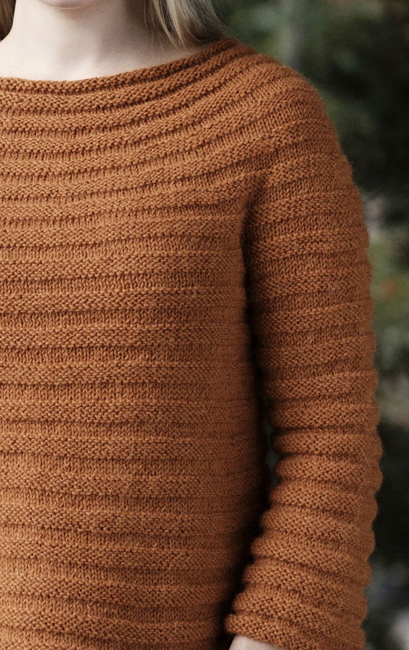 Stickad damtröja Novita Alpaca Wool (Vinter 2017, mönster nr 8) Example 1