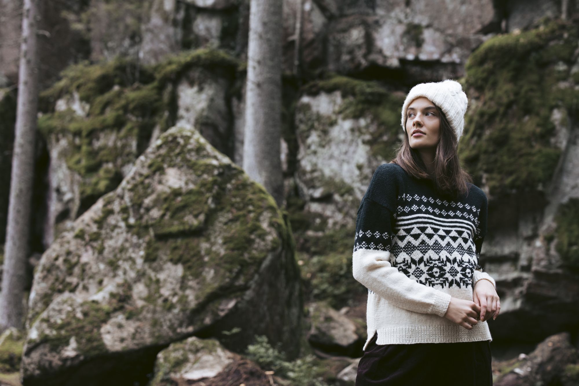 Adventurer colourwork sweater Novita Nordic Wool Example 1