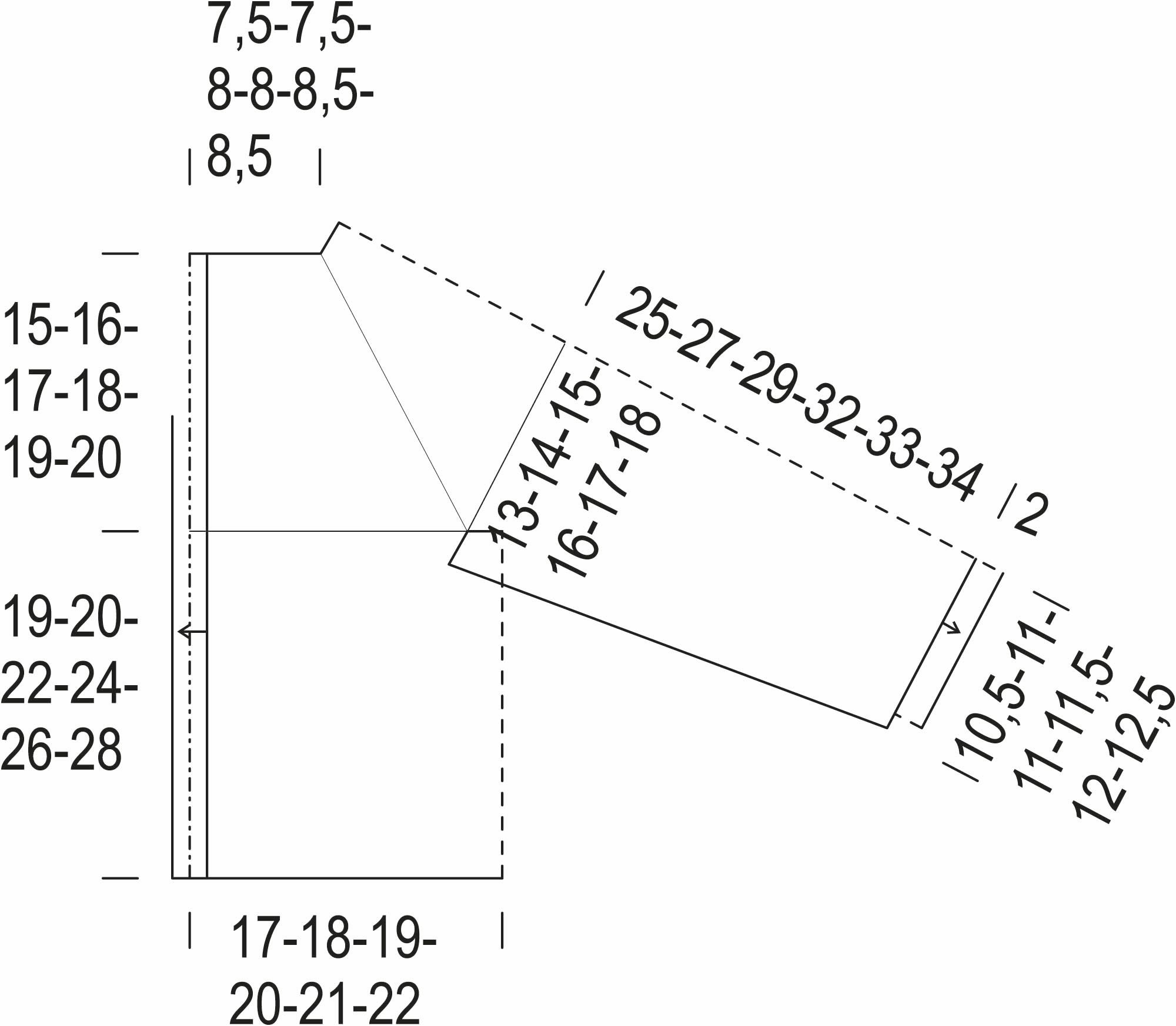 Pikkukivet -virkattu takki Instruction 1