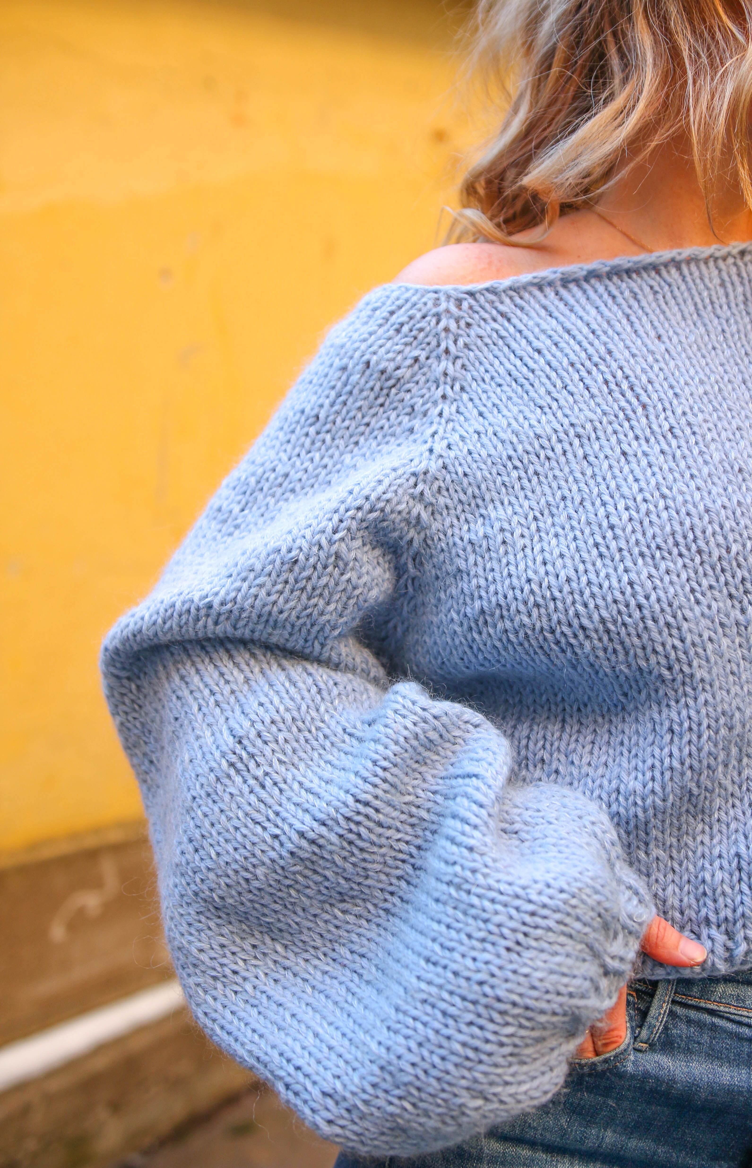 Novita X Iines DIY: Cotton Cloud Sweater  Example 3