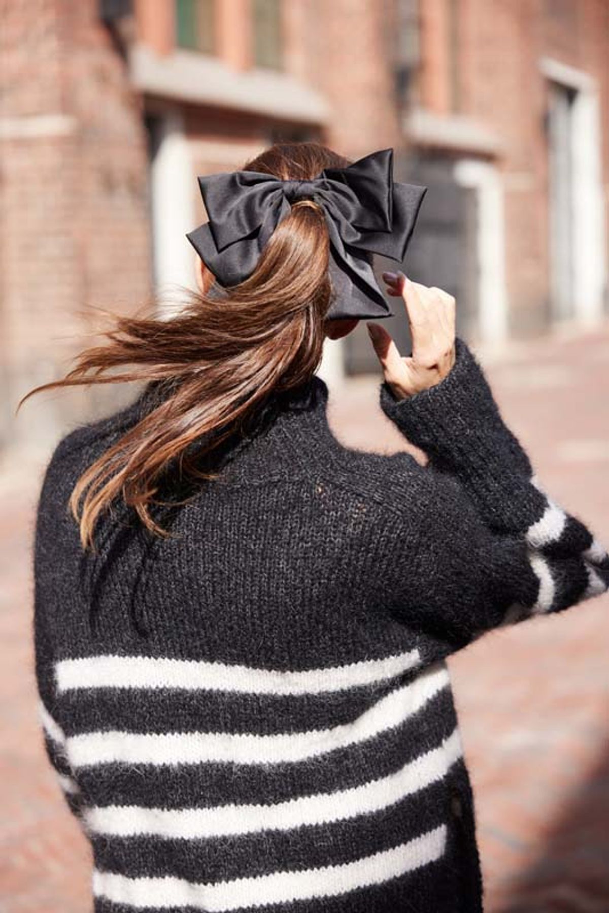 Penelope Striped Pullover Sweatshirt