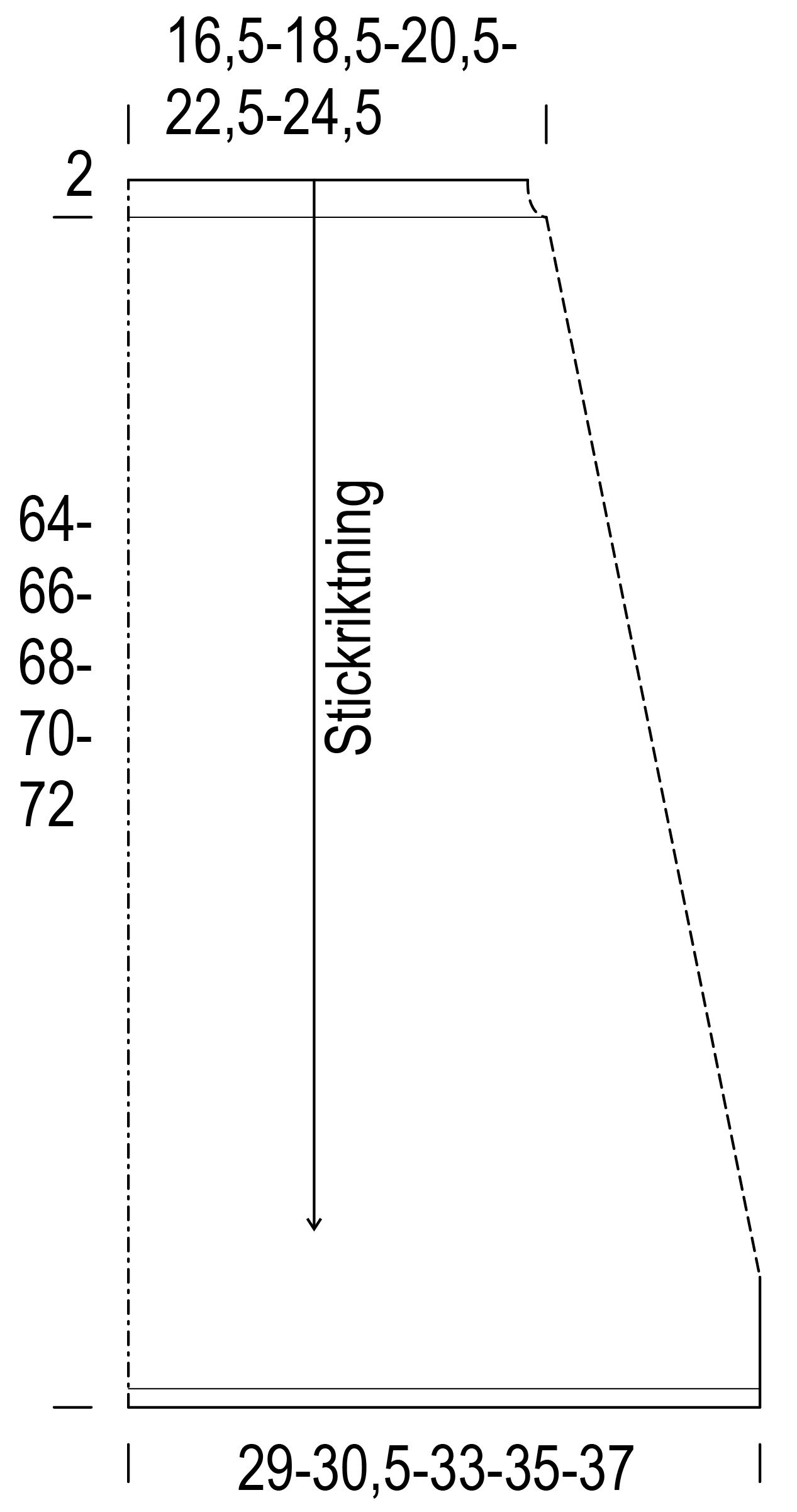 Stickad kjol Novita Nalle (Höst 2017) Instruction 2