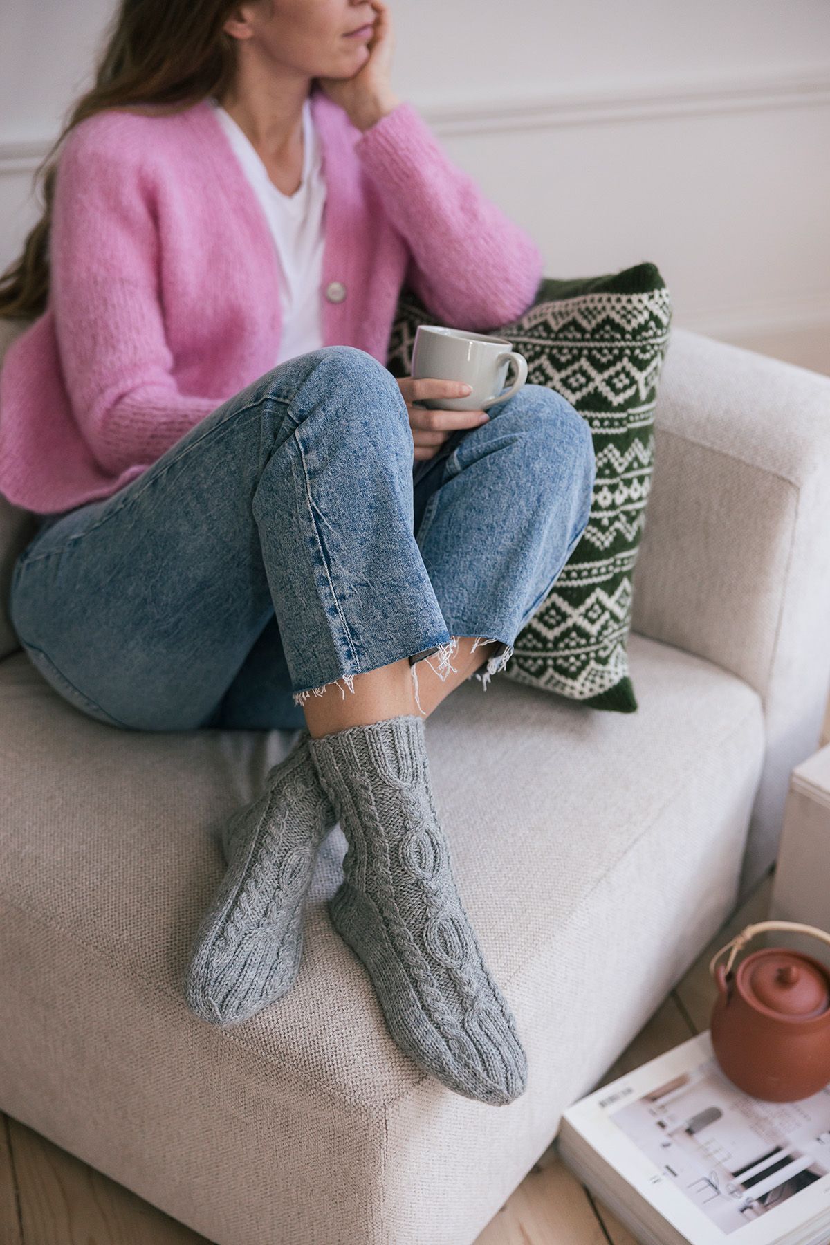 Elämän virta -nilkkasukat