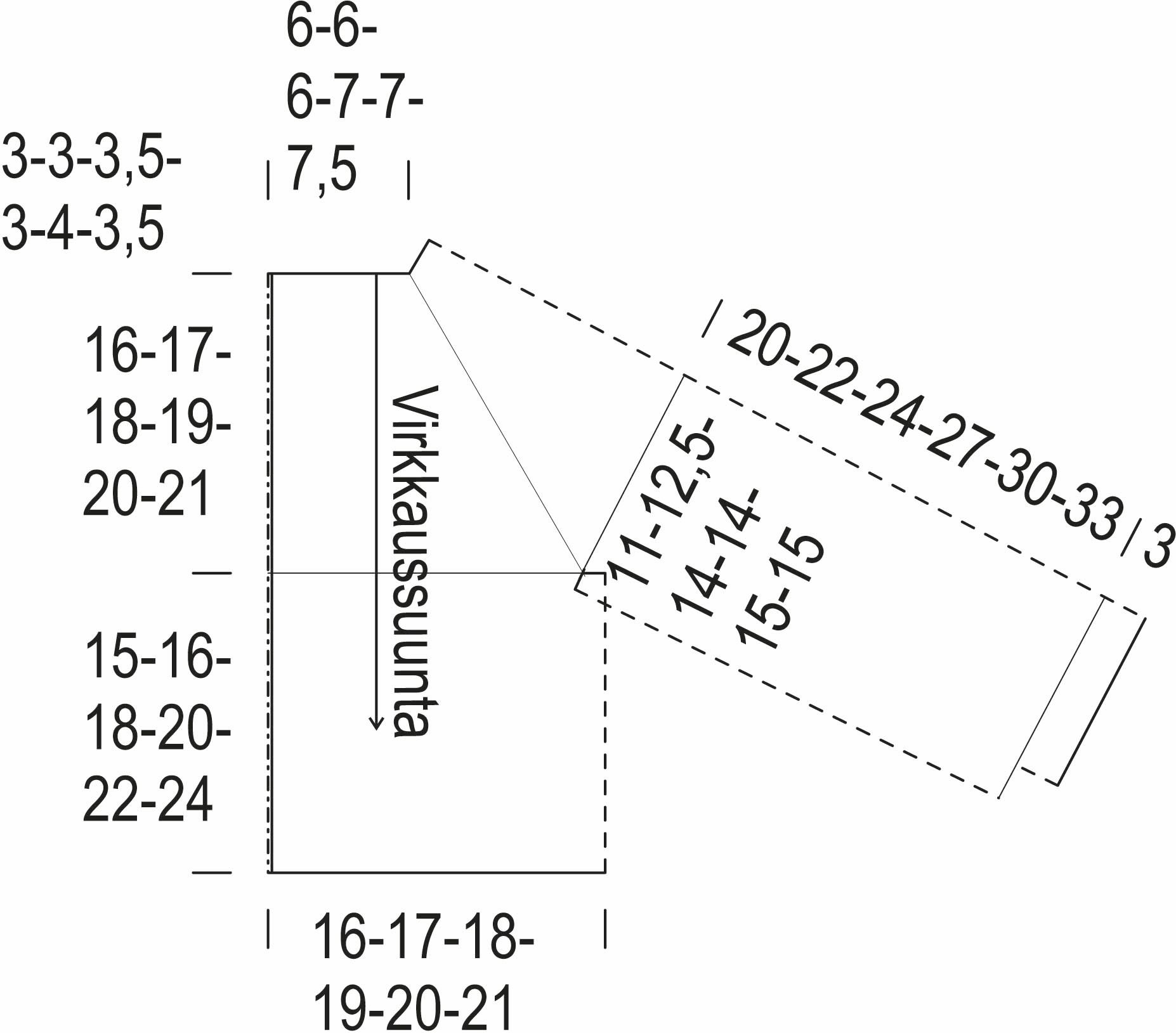 Simpukka -virkattu takki Instruction 1