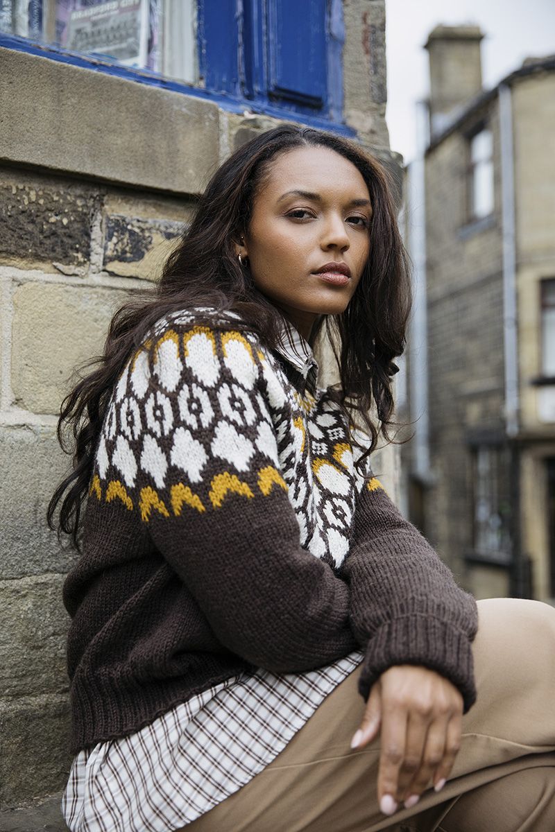Novita Arctic Wool: Getter -kaarrokeneule Example 5